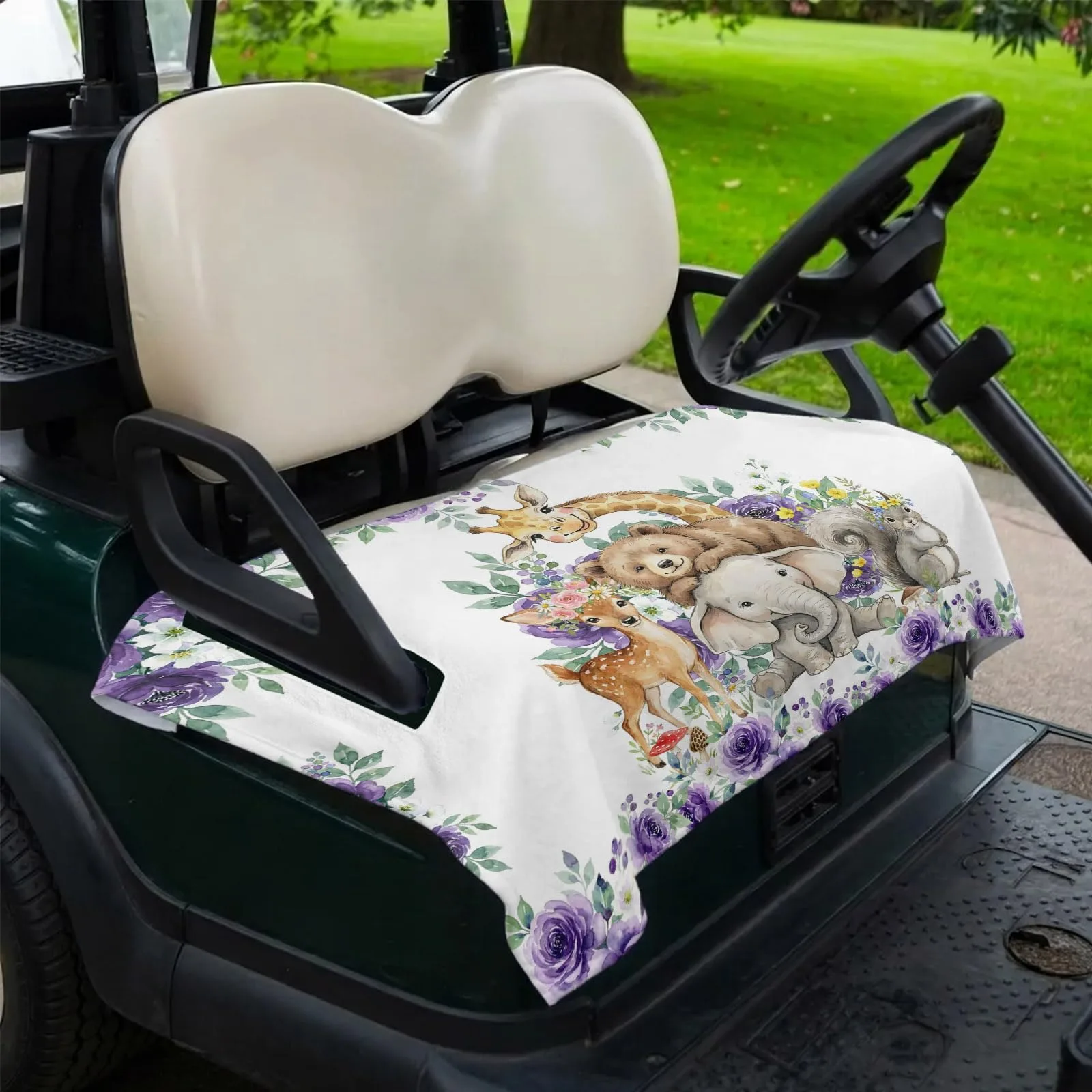 DecorLovee Golf Cart Seat Cover for 2-Seater Carts, 51 x 31 in image 2