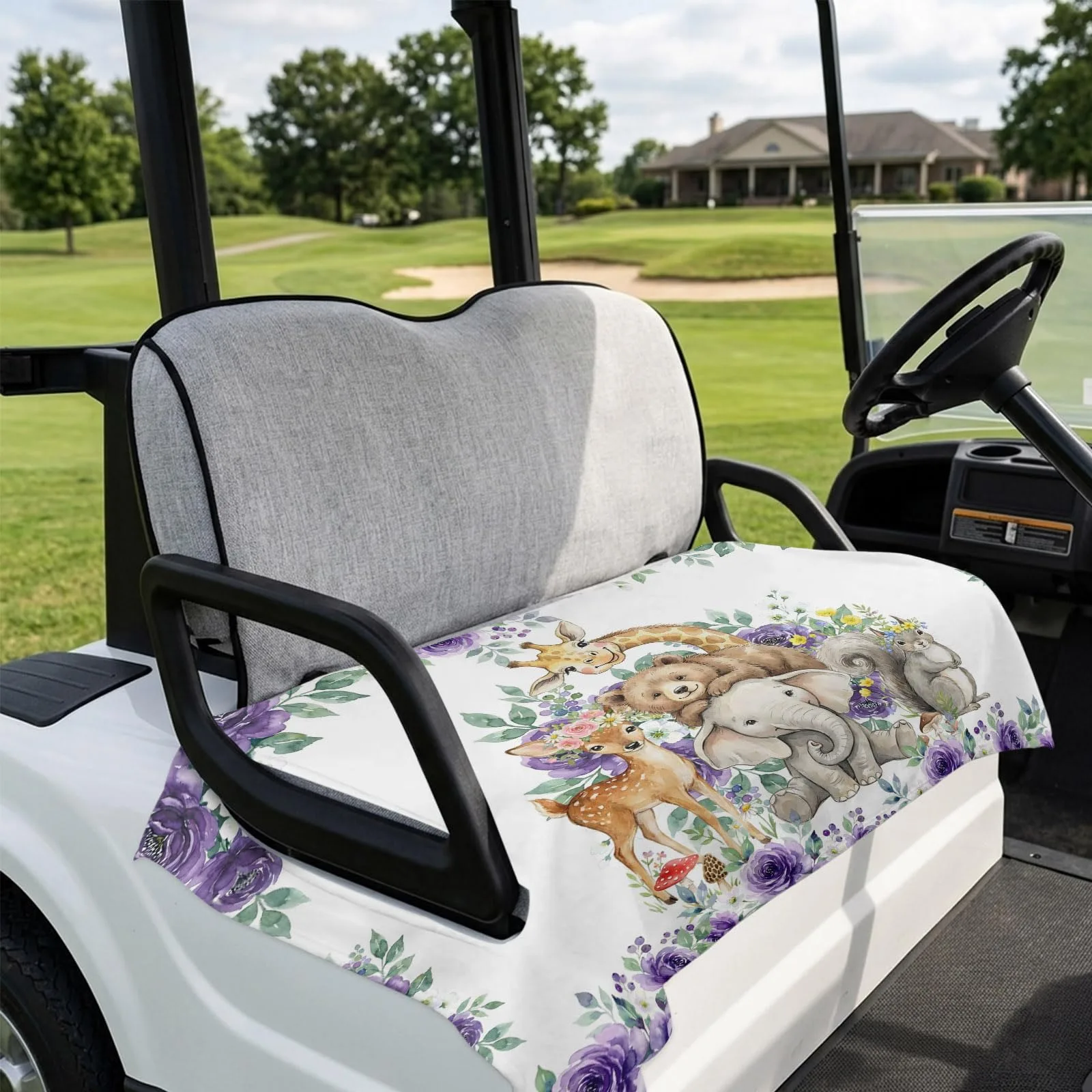 DecorLovee Golf Cart Seat Cover for 2-Seater Carts, 51 x 31 in image 4