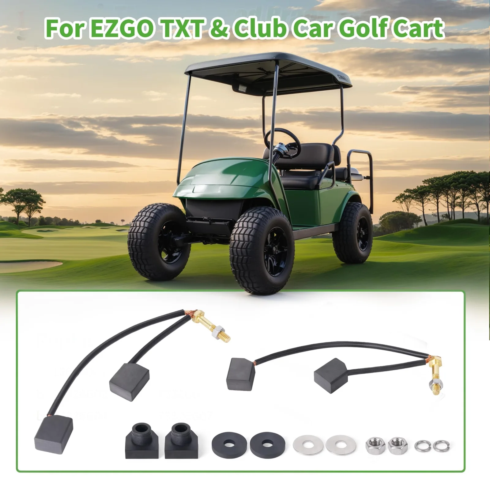 10L0L ADC Motor Brush Kit for Club Car and E-Z-GO Carts image 3