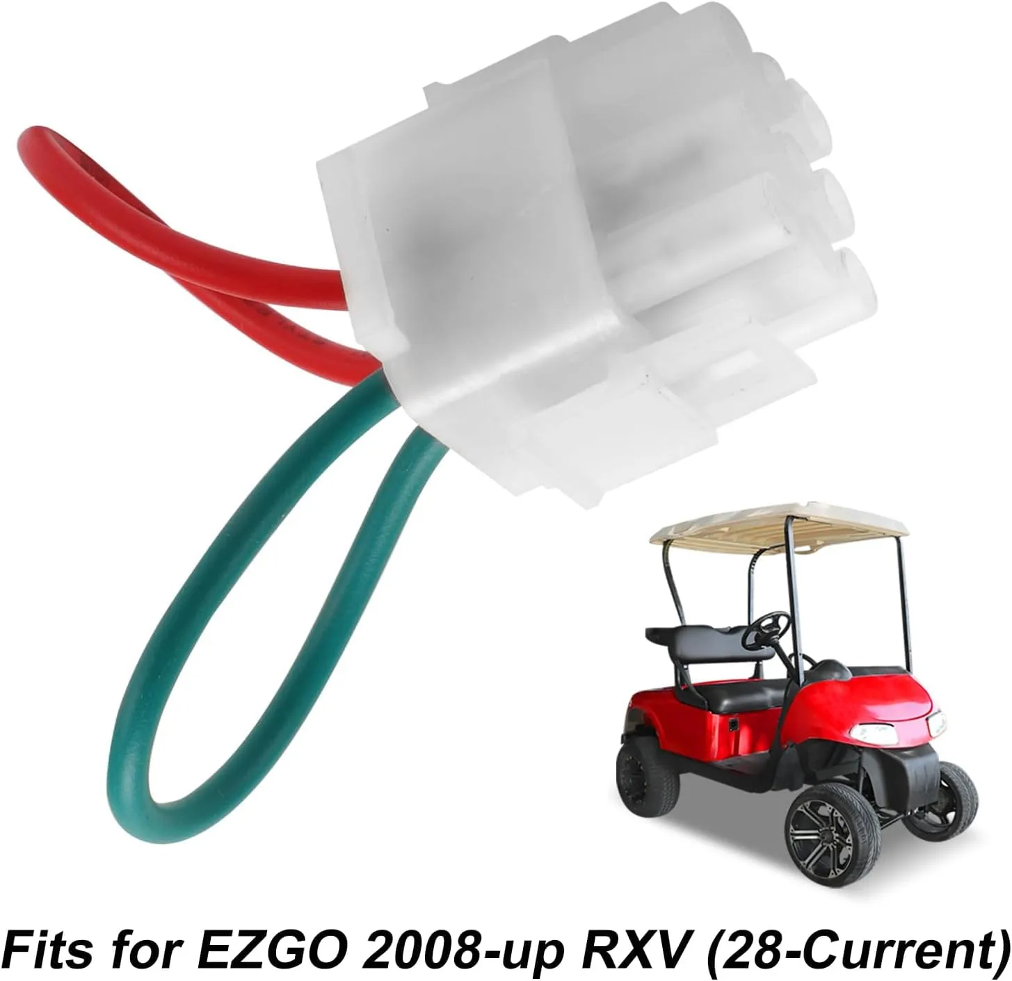 10L0L Jumper Run Plug for E-Z-GO RXV Electric Carts image 3
