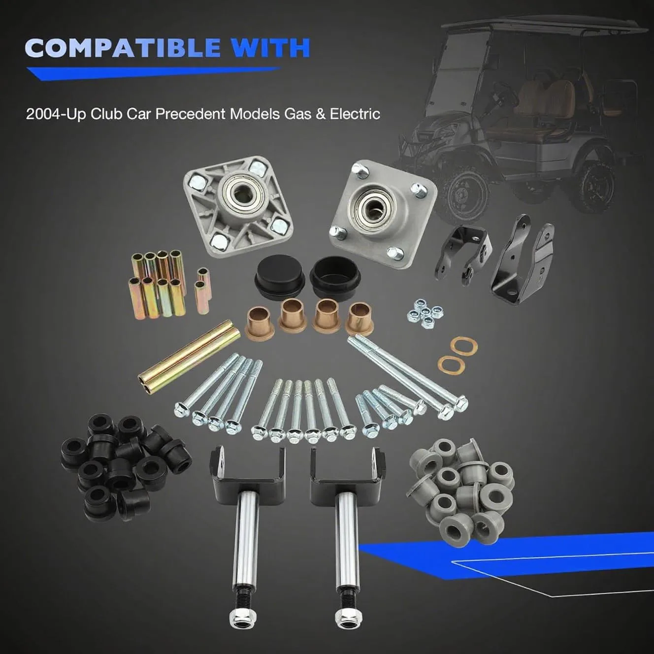 Misakomo Front End Repair Kit for Club Car Precedent 2004+, Replace 102357701 image 2