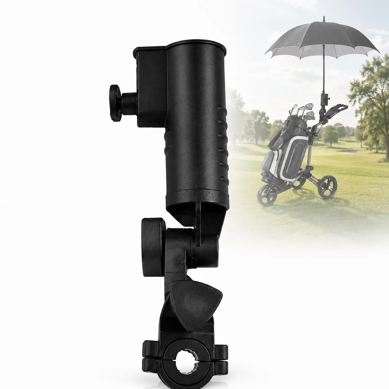 RJAHDNC Golf Umbrella Holder for Alphard Omni Cart