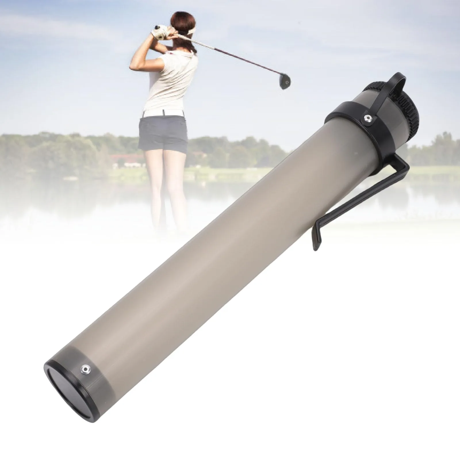 Diydeg Sand Bottle for Divot Repair — Gray ABS Sand Holder image 4