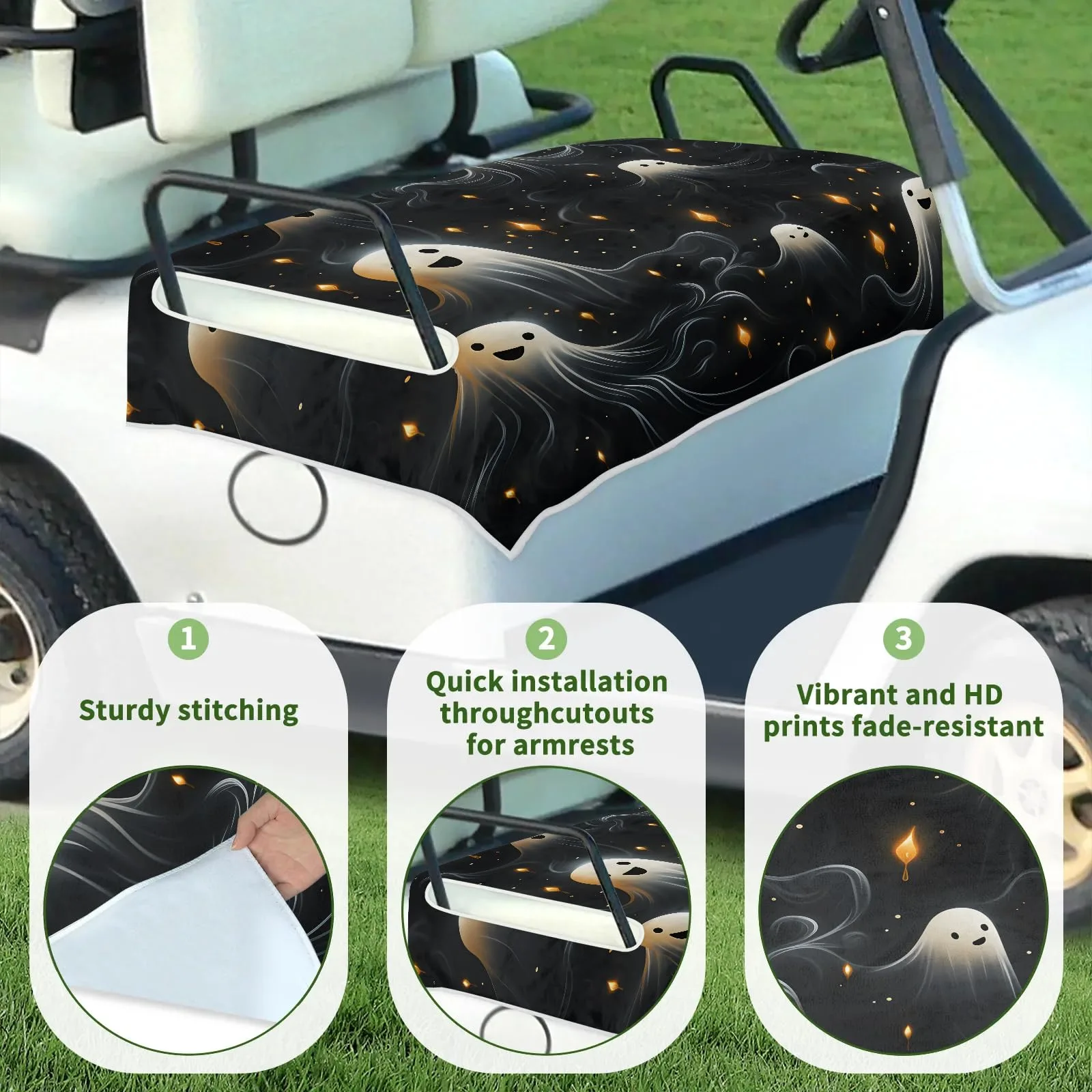 Tiveruda Golf Cart Seat Cover Blanket, 51 x 31 Inch image 3