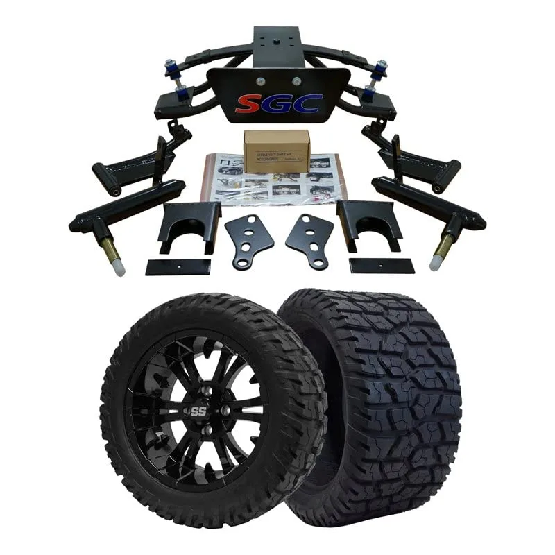 Hardcore Parts 4-Inch Club Car Precedent Lift Kit with Wheels