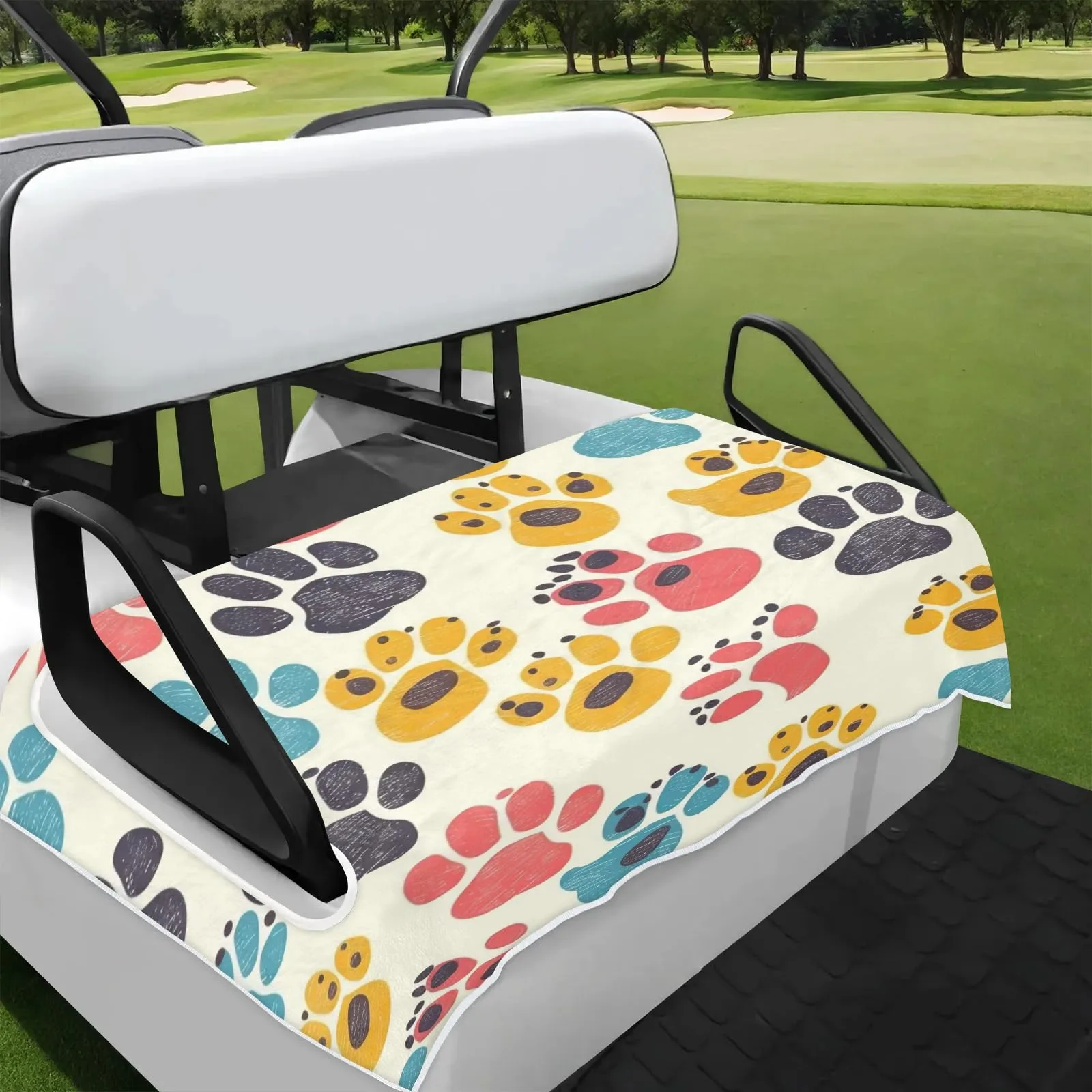 Tiveruda Golf Cart Seat Cover for Double Seats