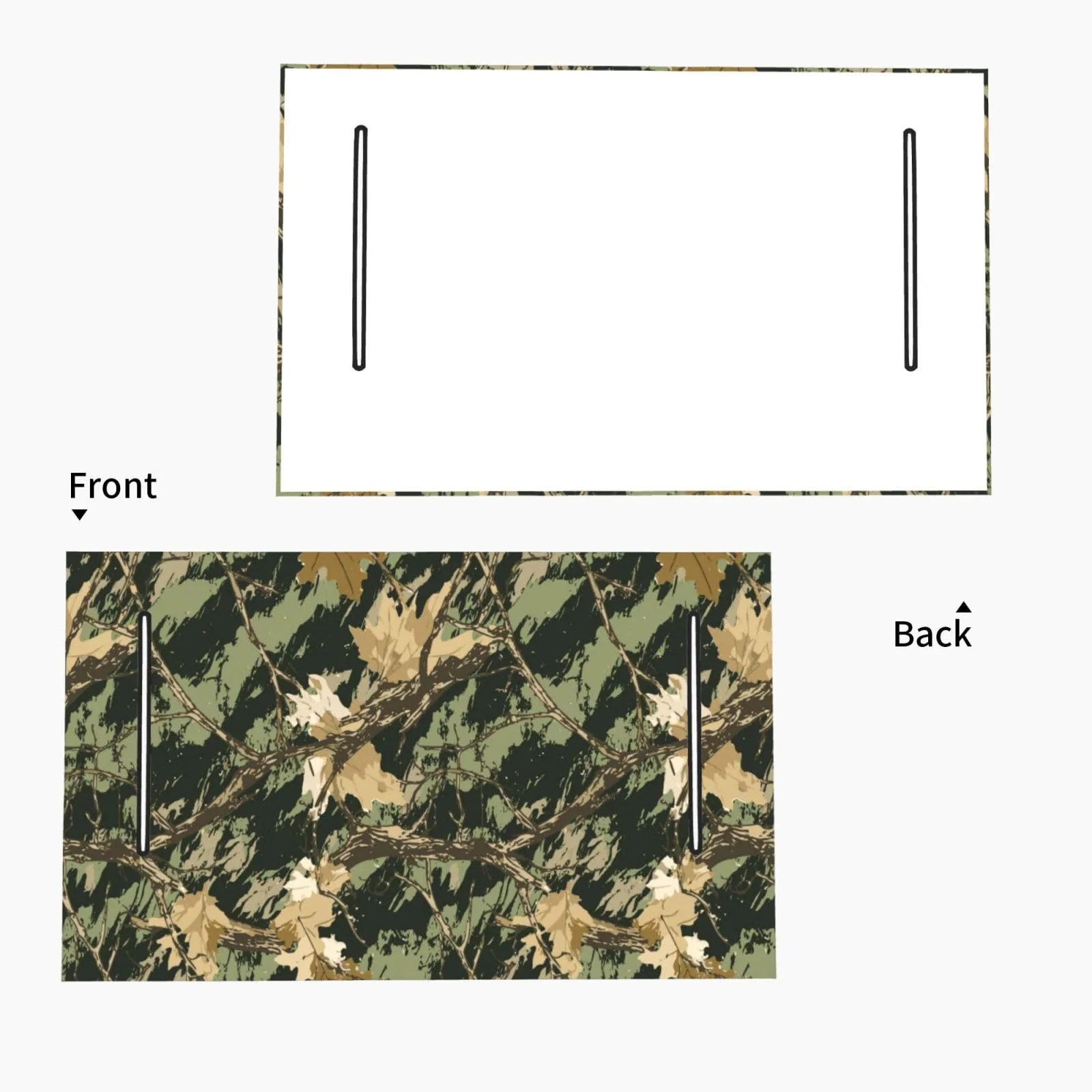 RIOKWLKX Oak Leaves Hunting Camo 51x31 in Golf Cart Seat Cover image 2