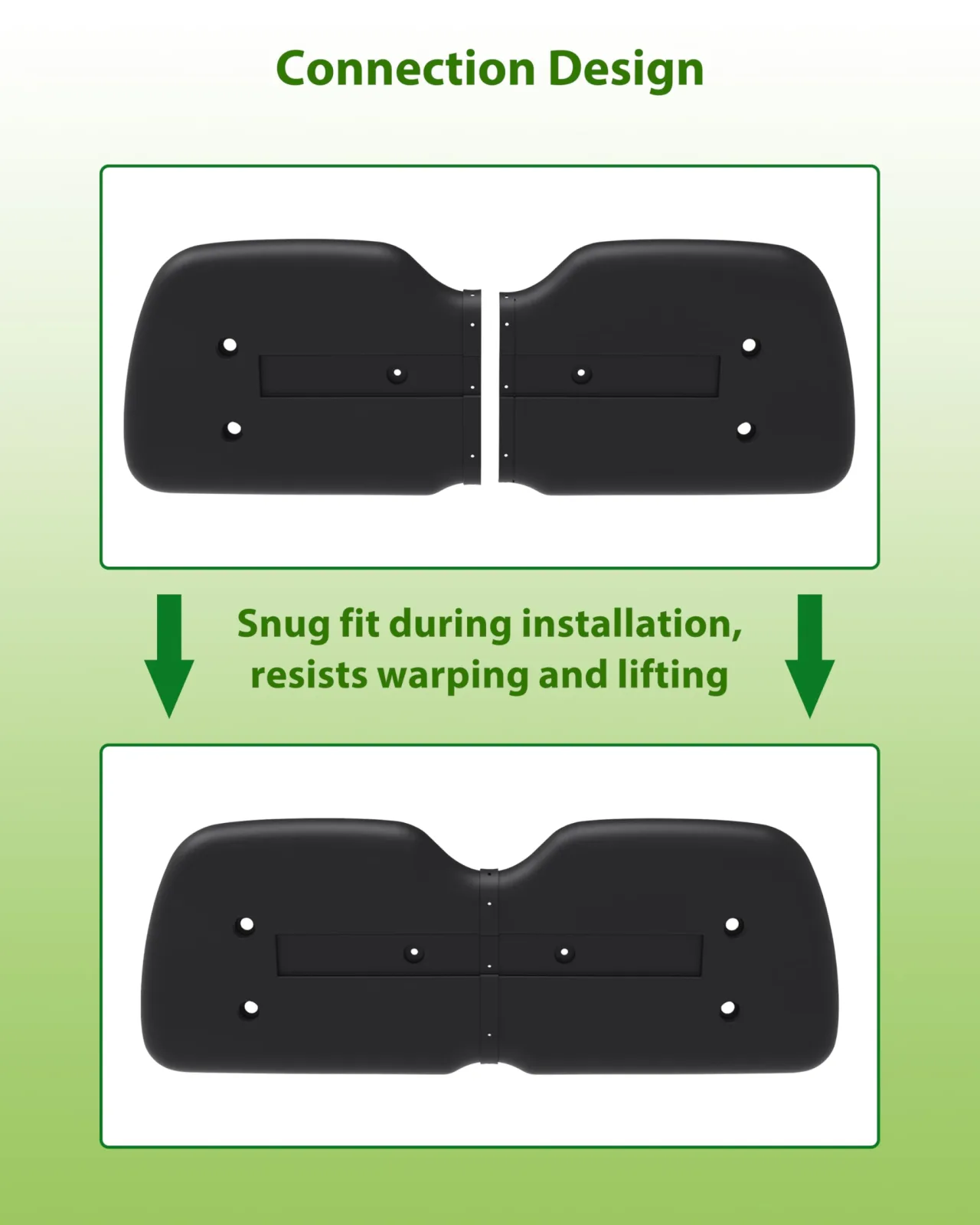 KEWISAUTO Rear Seat Back Cover for E-Z-GO RXV image 3