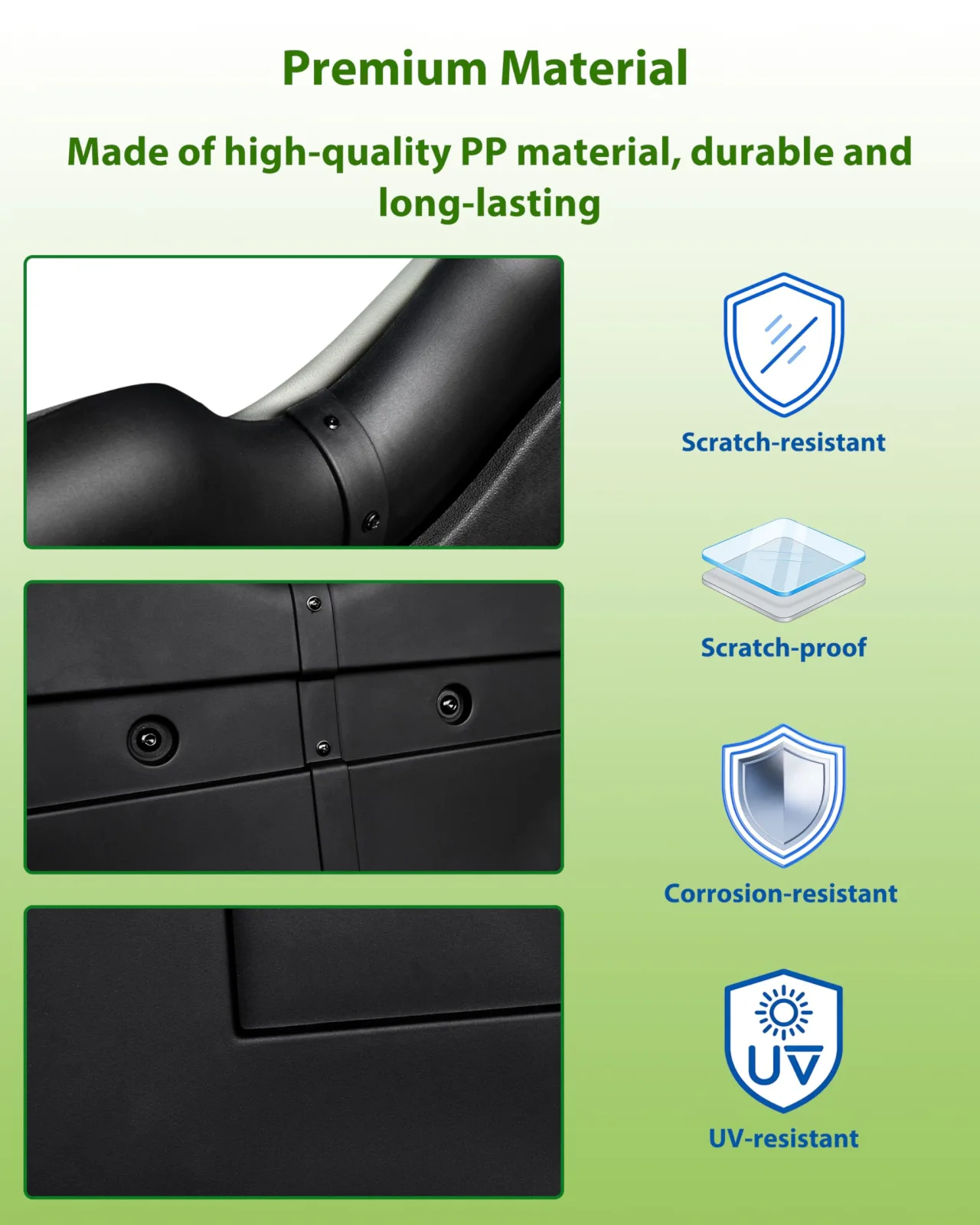 KEWISAUTO Rear Seat Back Cover for E-Z-GO RXV image 4