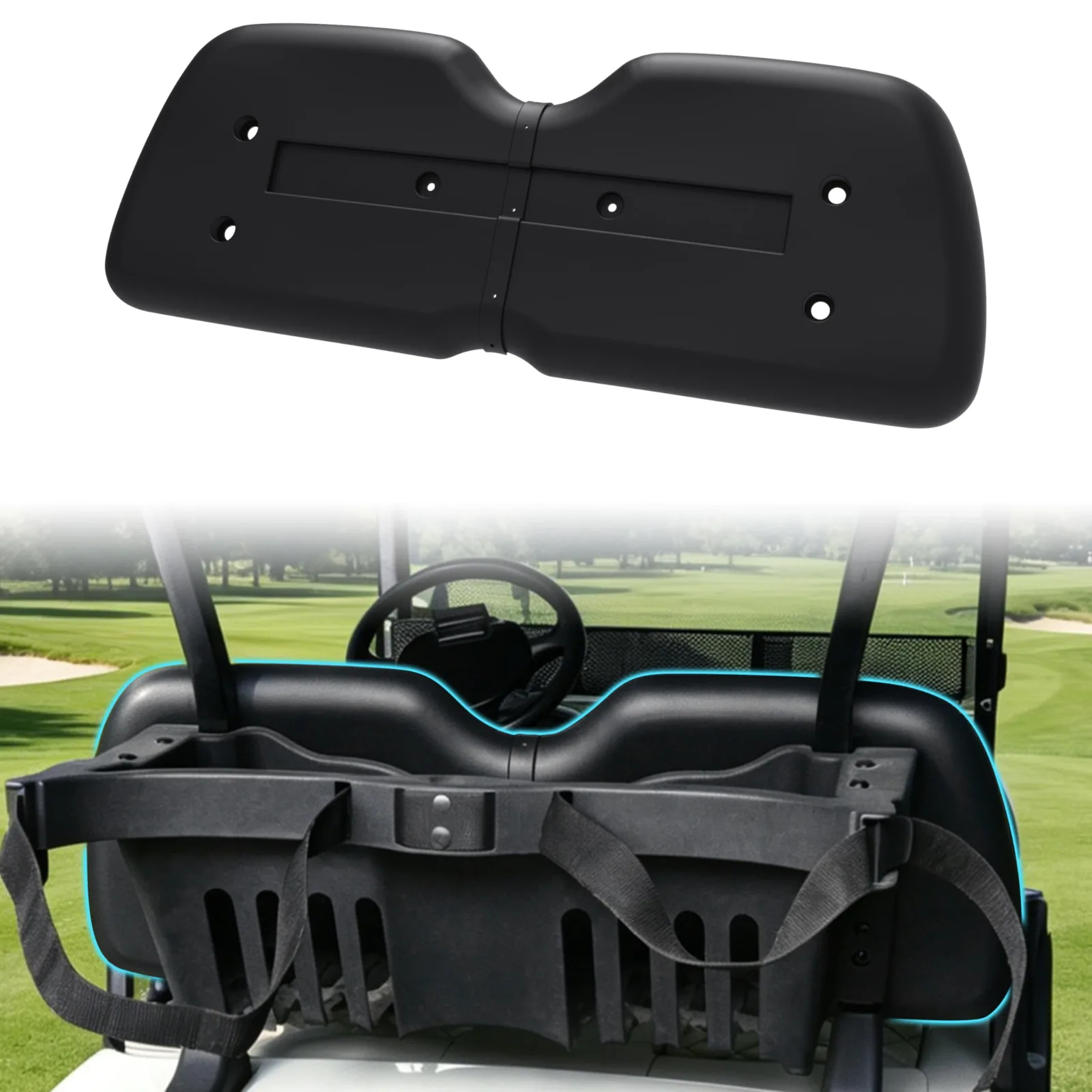 KEWISAUTO Rear Seat Back Cover for E-Z-GO RXV
