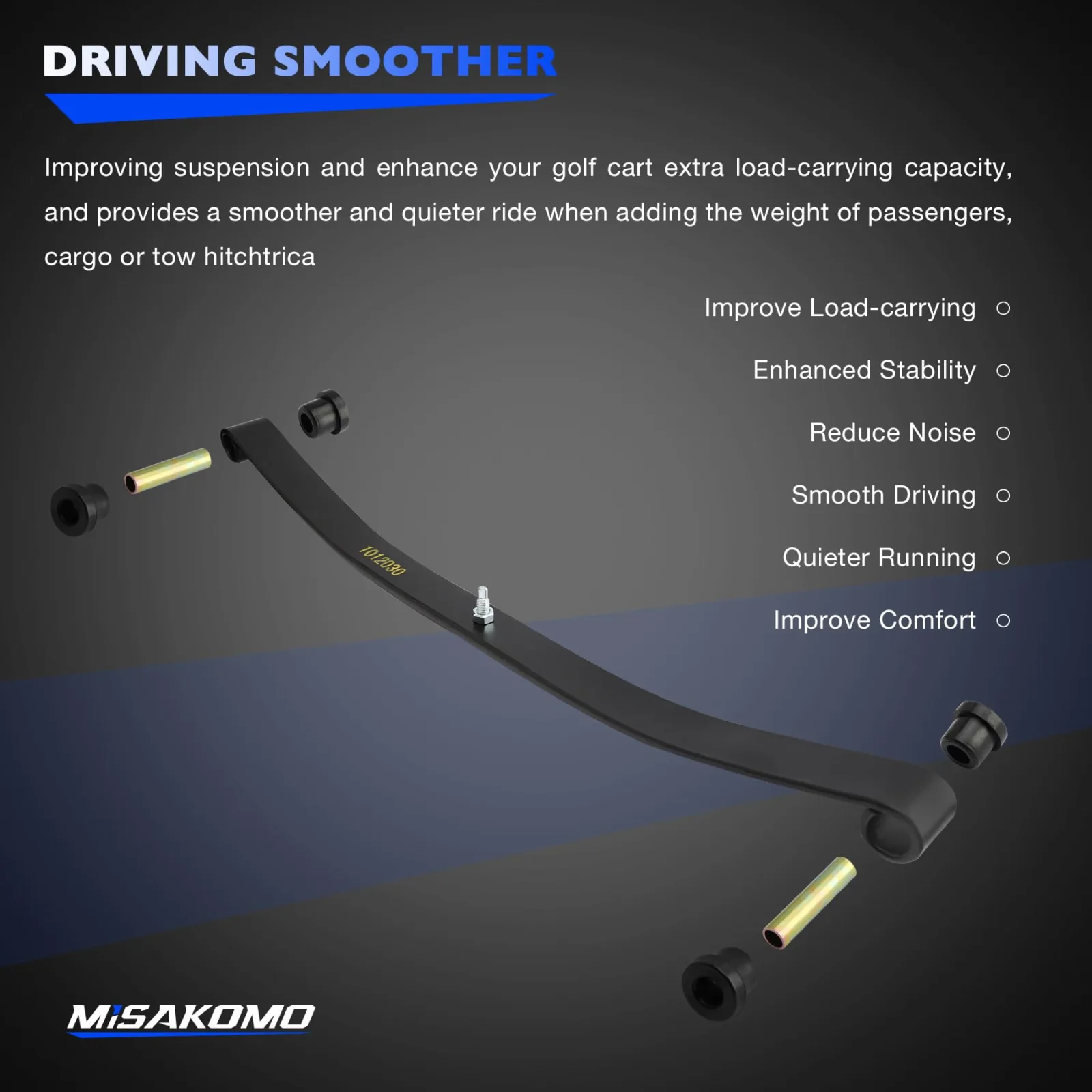 Misakomo Front Leaf Spring Kit for Club Car DS and Precedent image 2