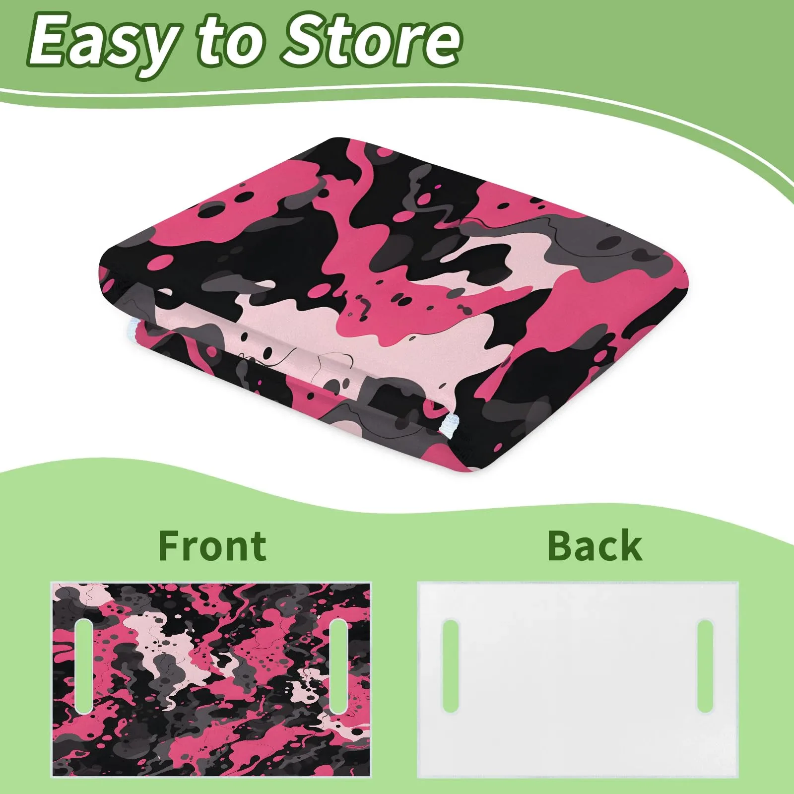 Tiveruda Camouflage Pink Golf Cart Seat Cover 51 x 31 image 4