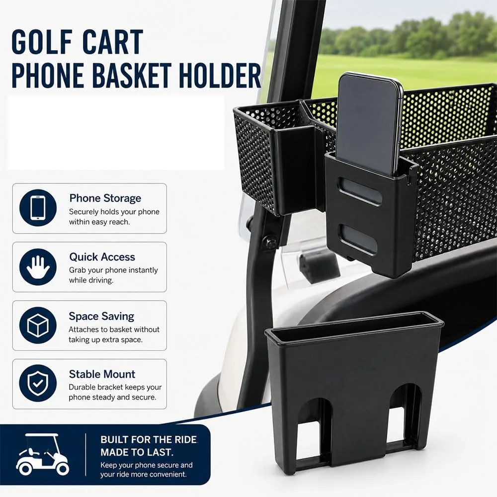 BDKZANLY Phone Holder for Club Car Onward 4 Forward LSV image 3