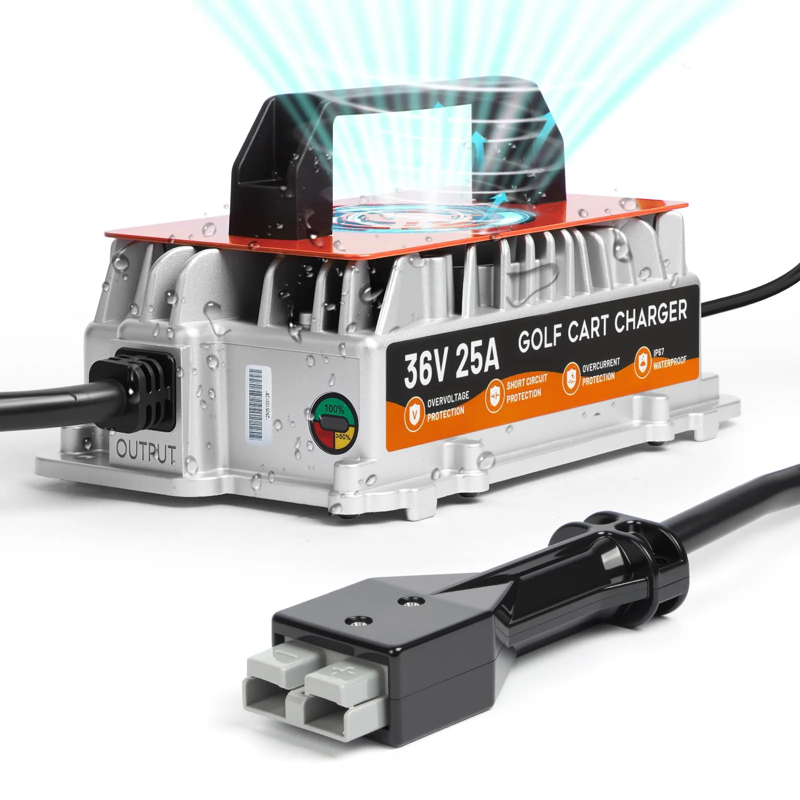 DUOYI 36V 25A Charger for E-Z-GO Marathon Golf Carts