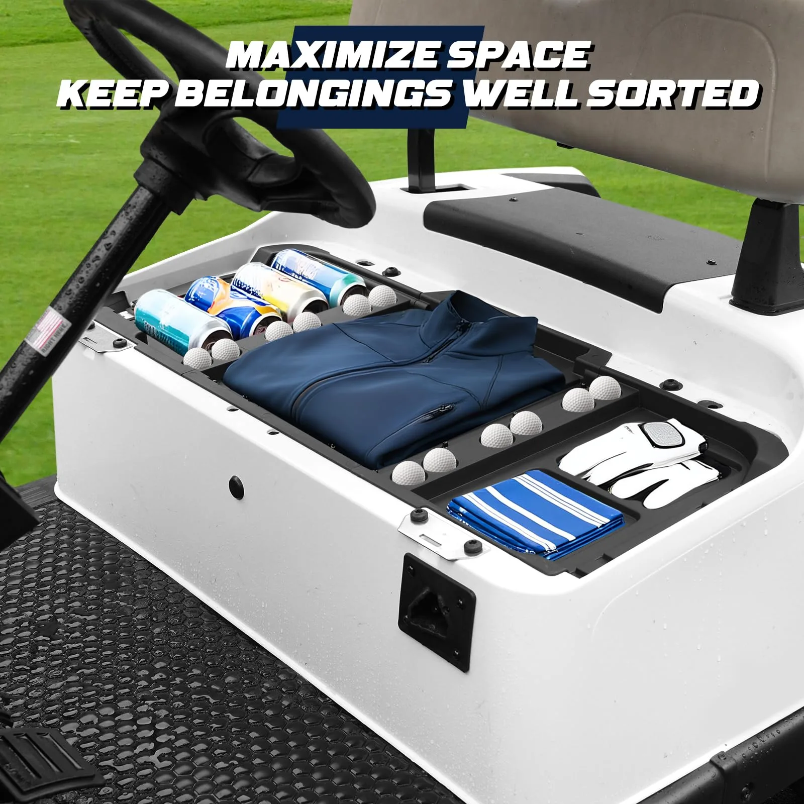 Dacalo Under-Seat Storage Tray for E-Z-GO RXV Valor 2025 image 4
