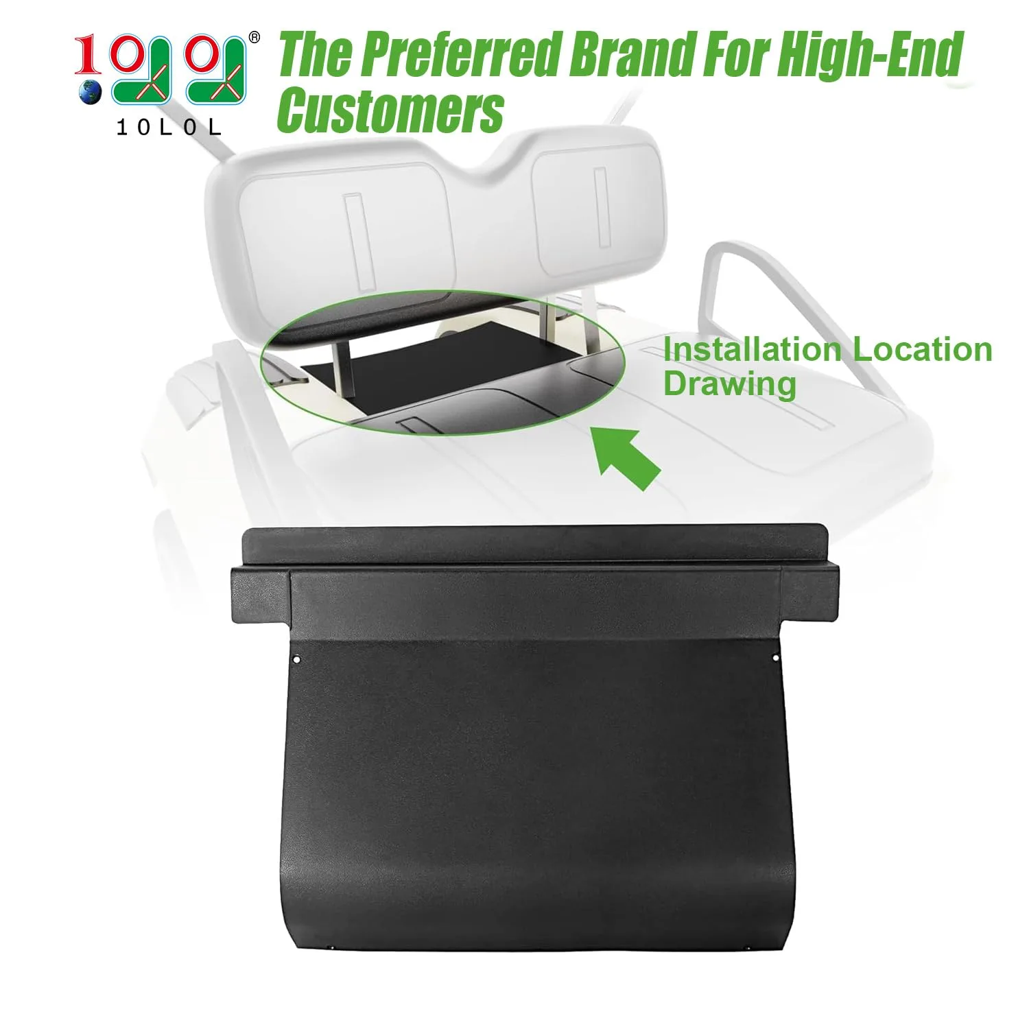 10L0L Rear Access Panel Cover for E-Z-GO TXT, 71320-G01 image 2