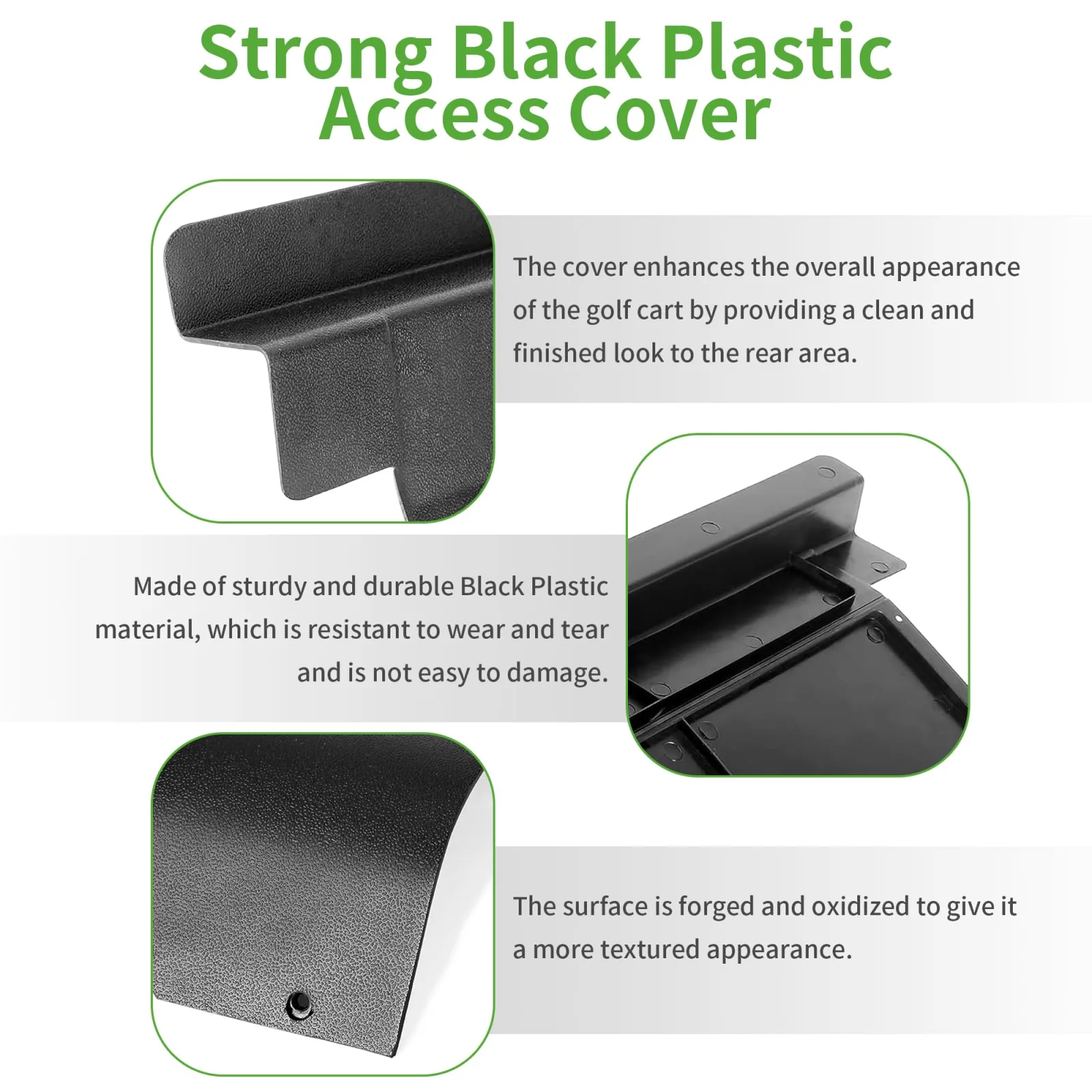 10L0L Rear Access Panel Cover for E-Z-GO TXT, 71320-G01 image 3