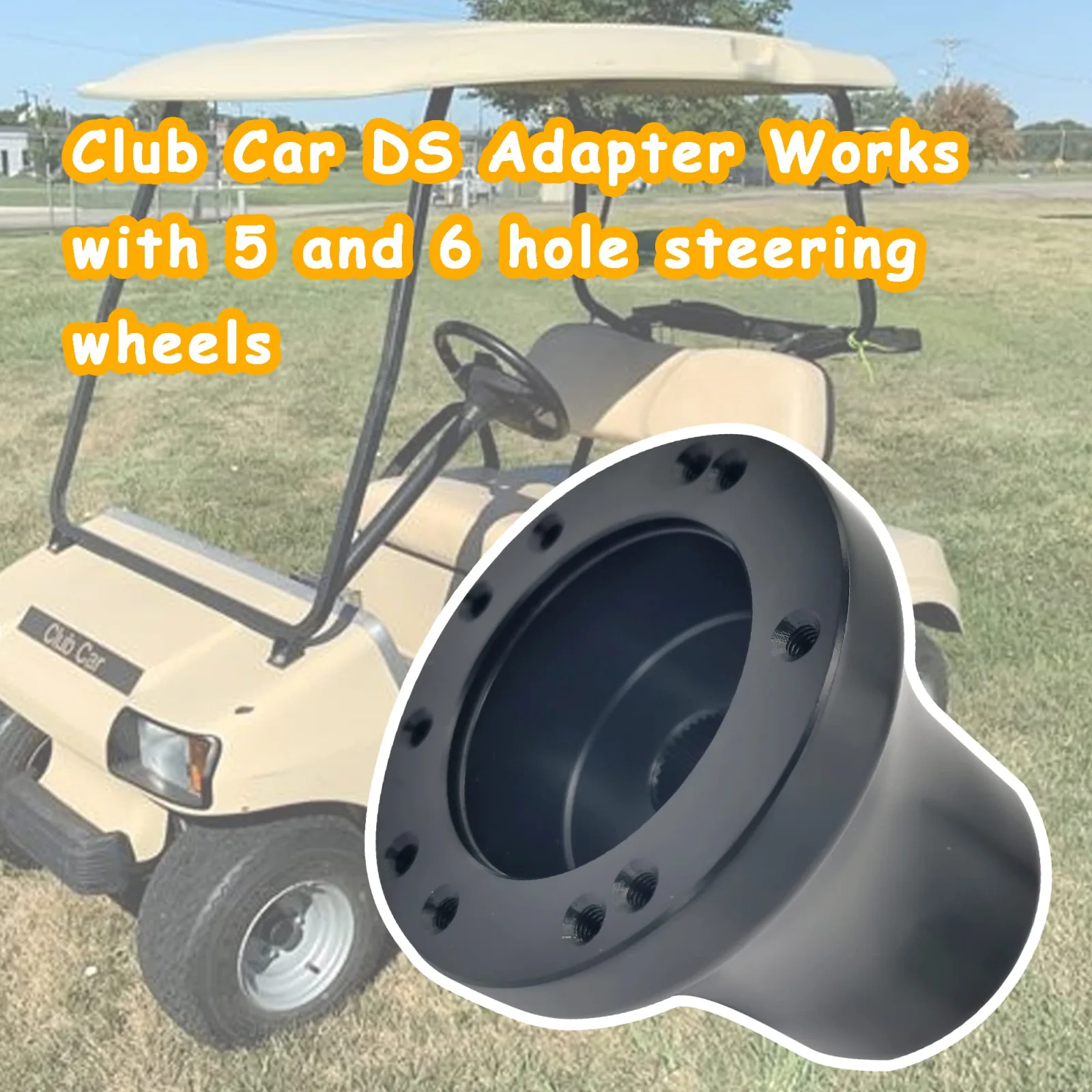 DEF Steering Wheel Hub Spacer for Club Car DS 1984-Up image 2
