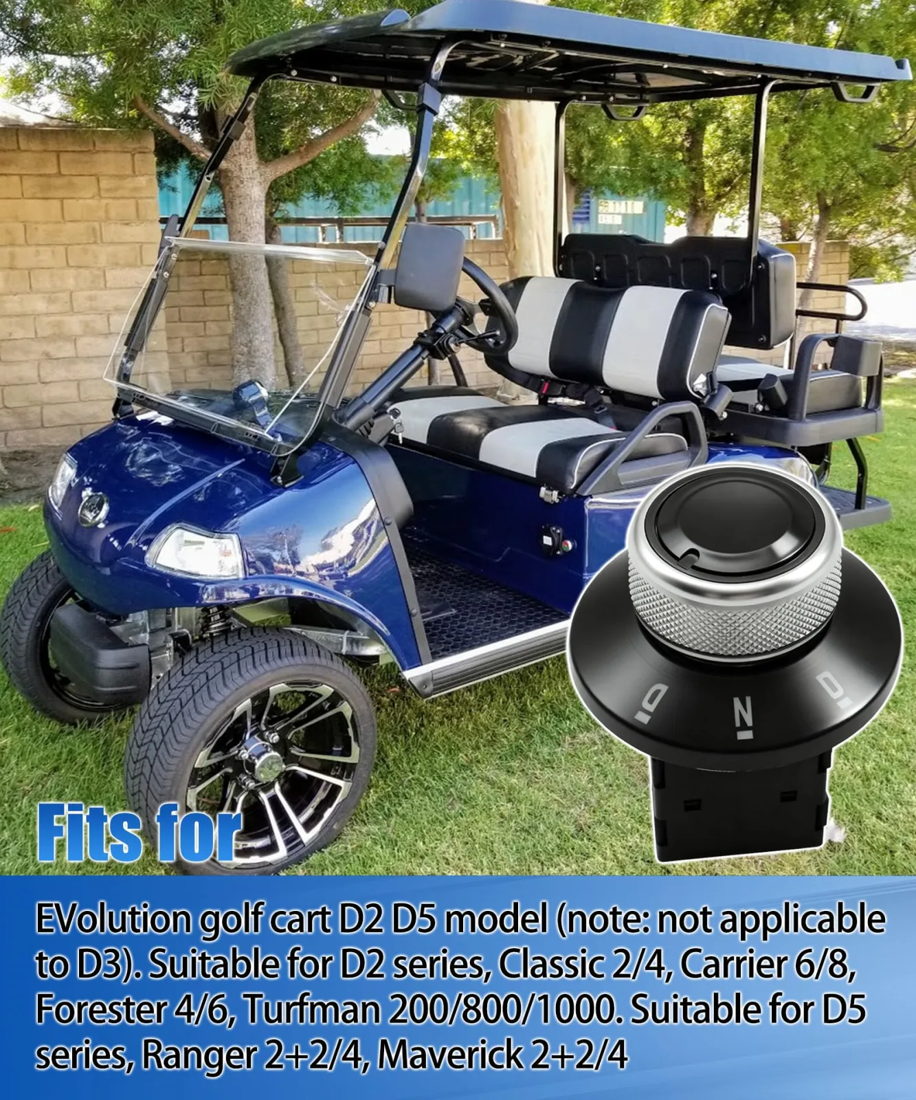 DYYYYD XWK6 Direction Switch for Evolution EV Golf Carts image 4