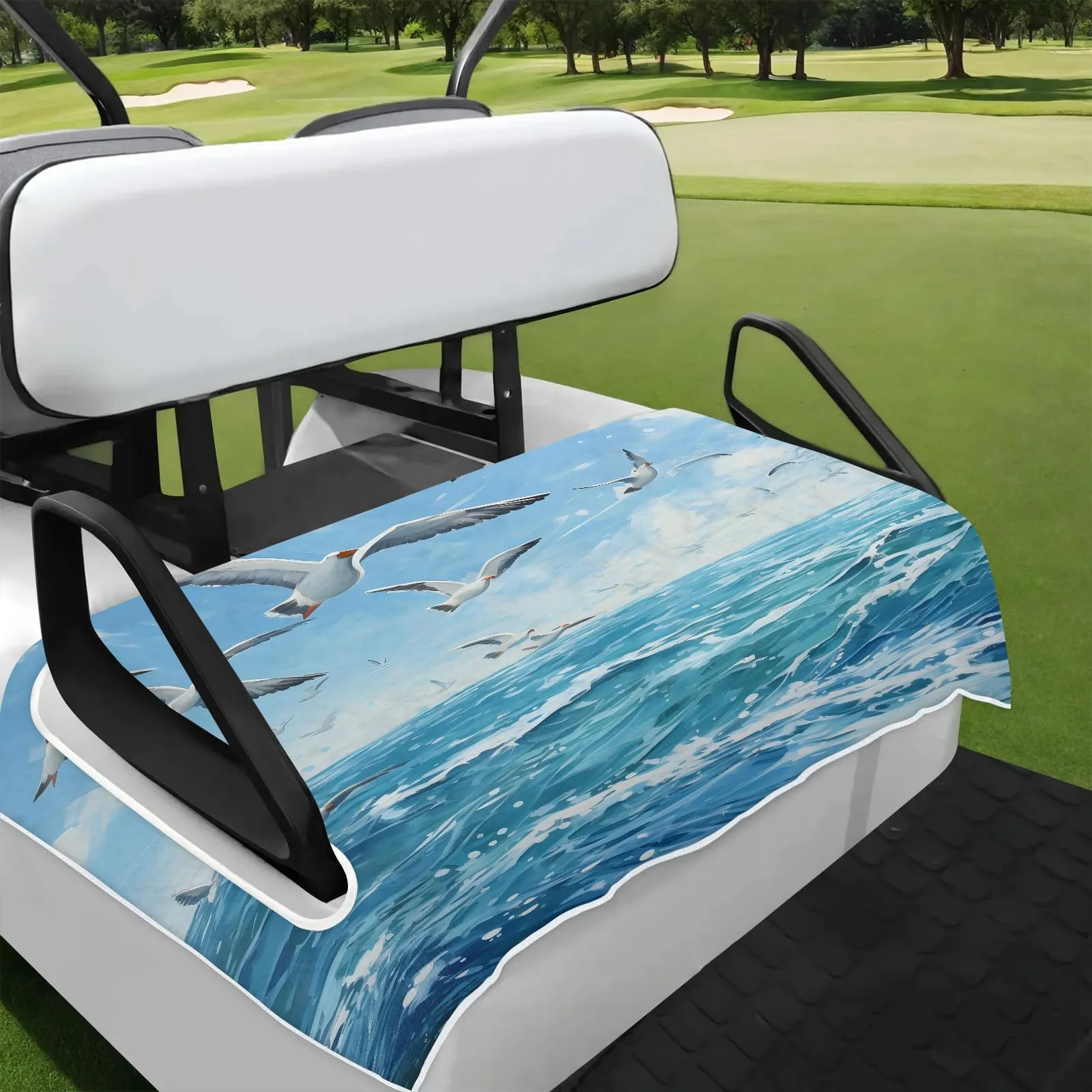 Tiveruda Golf Cart Seat Cover for Double Seats 51 x 31 in