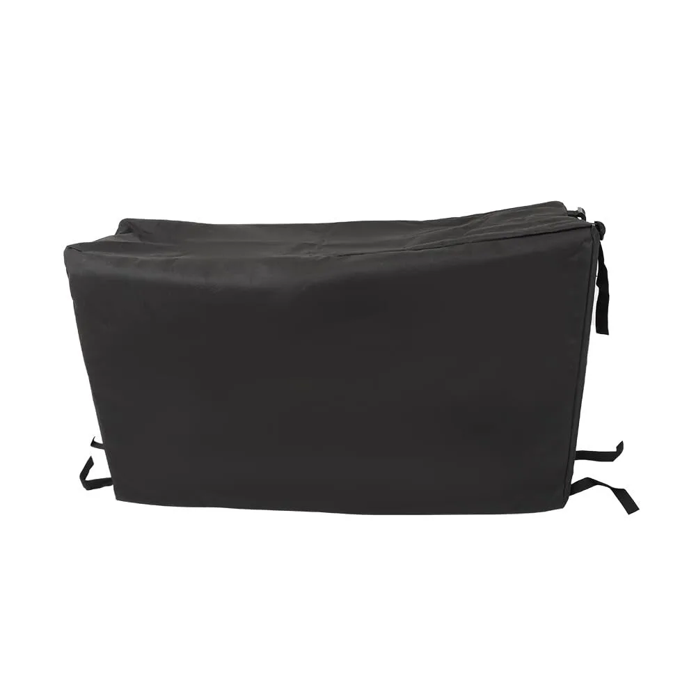 Black Golf Cart Back Seat Storage Bag, 800D Oxford