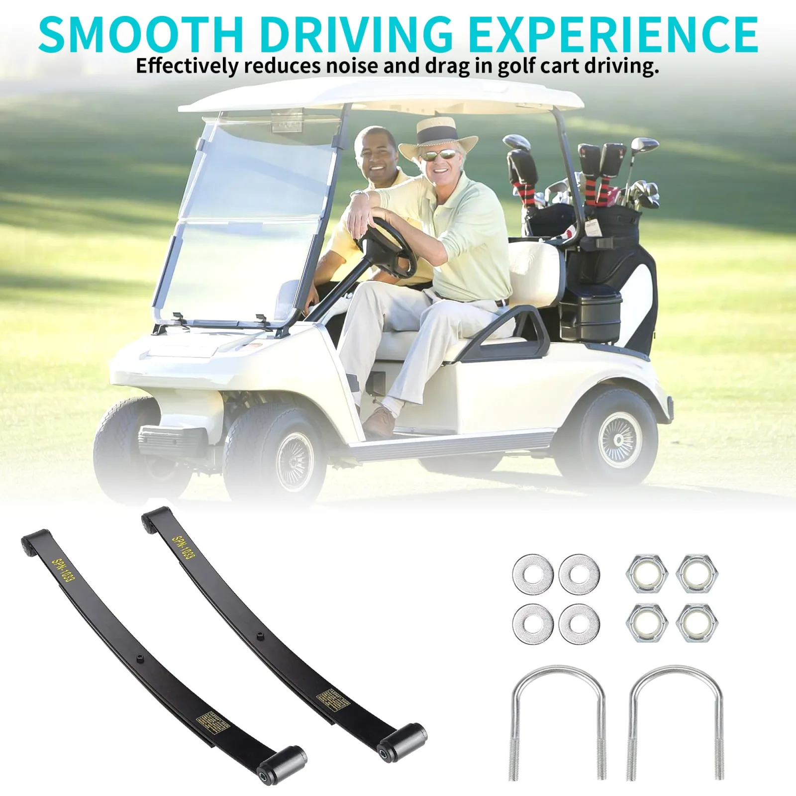 10L0L Rear Leaf Spring Kit for E-Z-GO RXV 2008-Up image 2