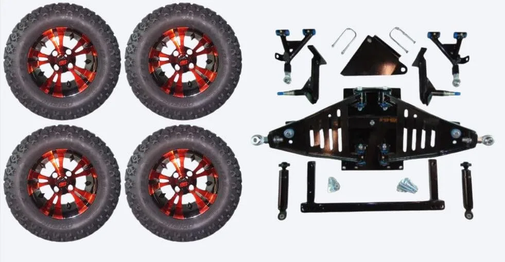 3G 6-Inch Lift Kit Combo for Yamaha Drive II Electric Carts