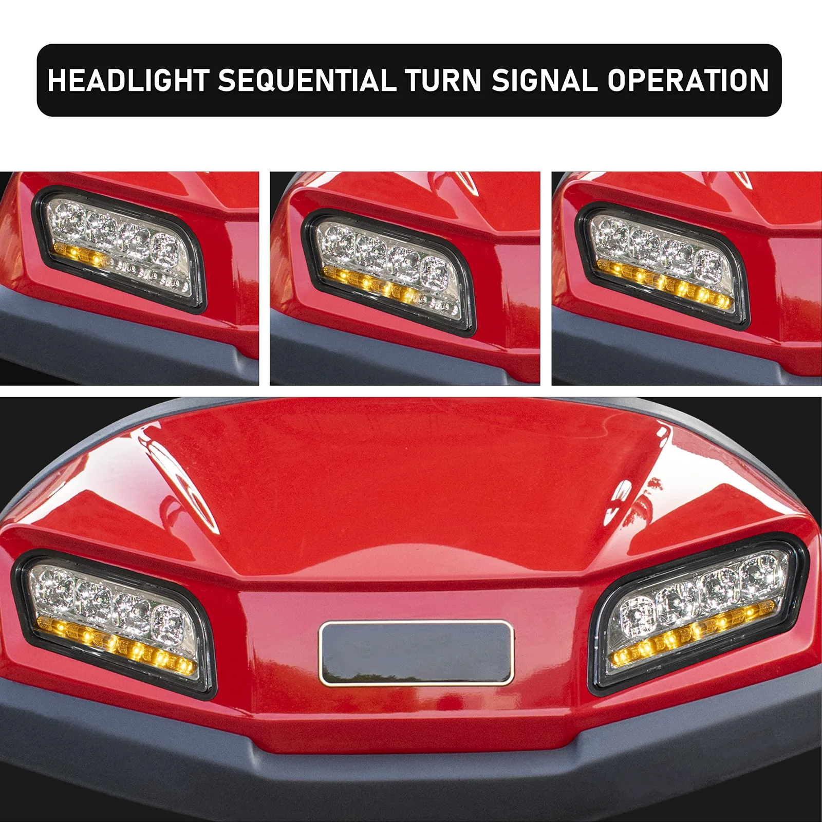 NOKINS LED Light Kit for Club Car Tempo WGN-TP-33 image 2