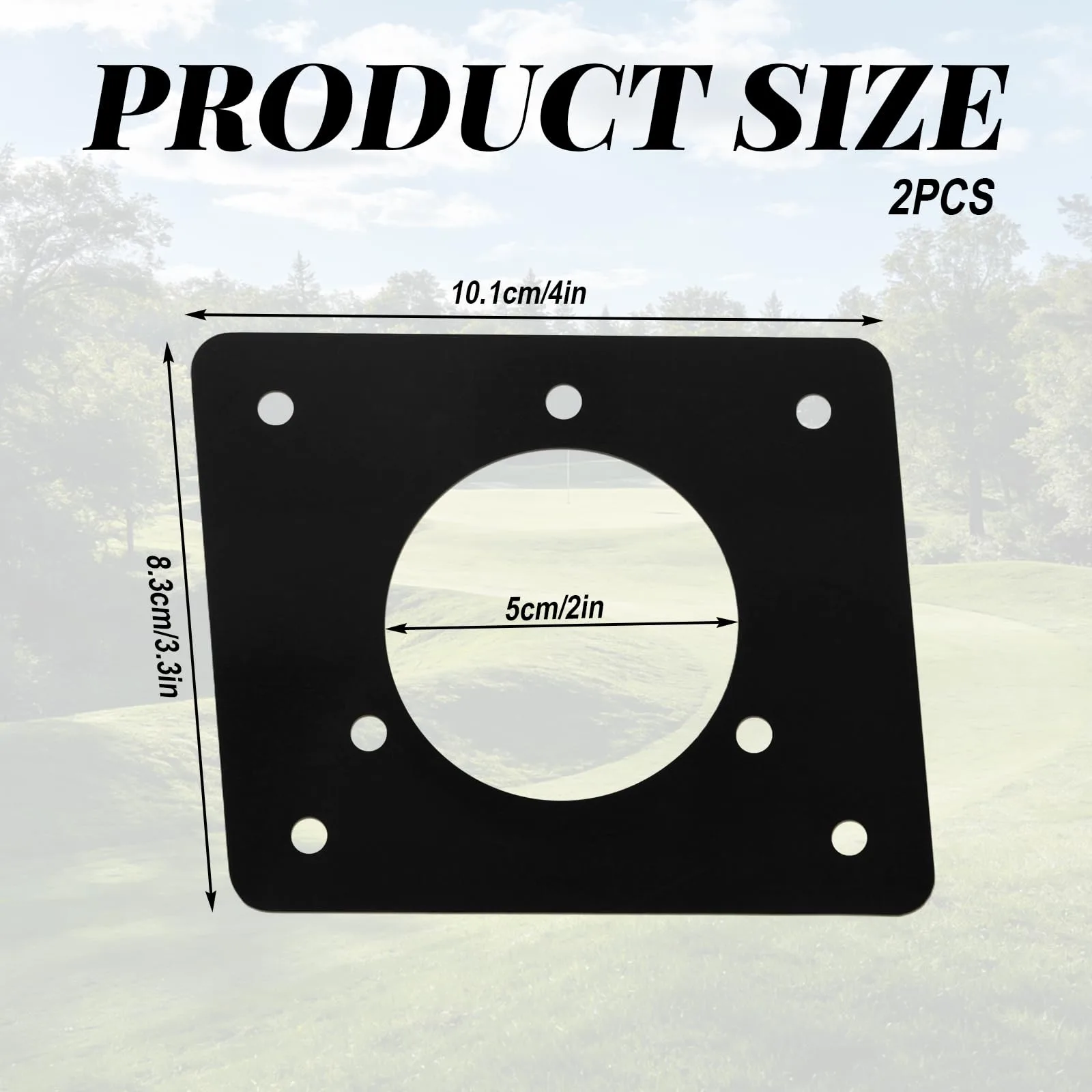 NQEUEPN Charging Port Adapter Plates for E-Z-GO TXT 36V image 2