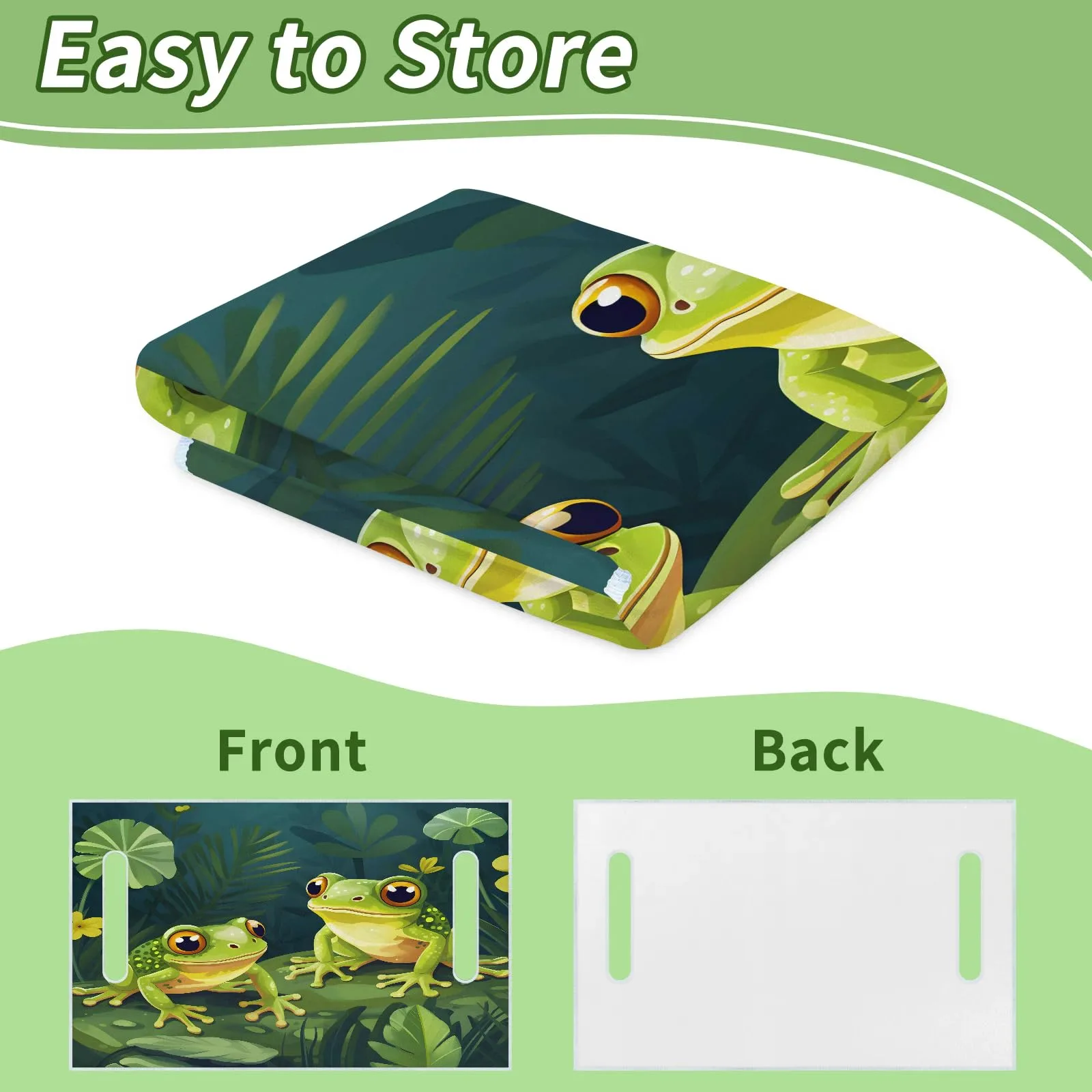 Tiveruda Tropical Forest Frog Golf Cart Seat Cover image 4
