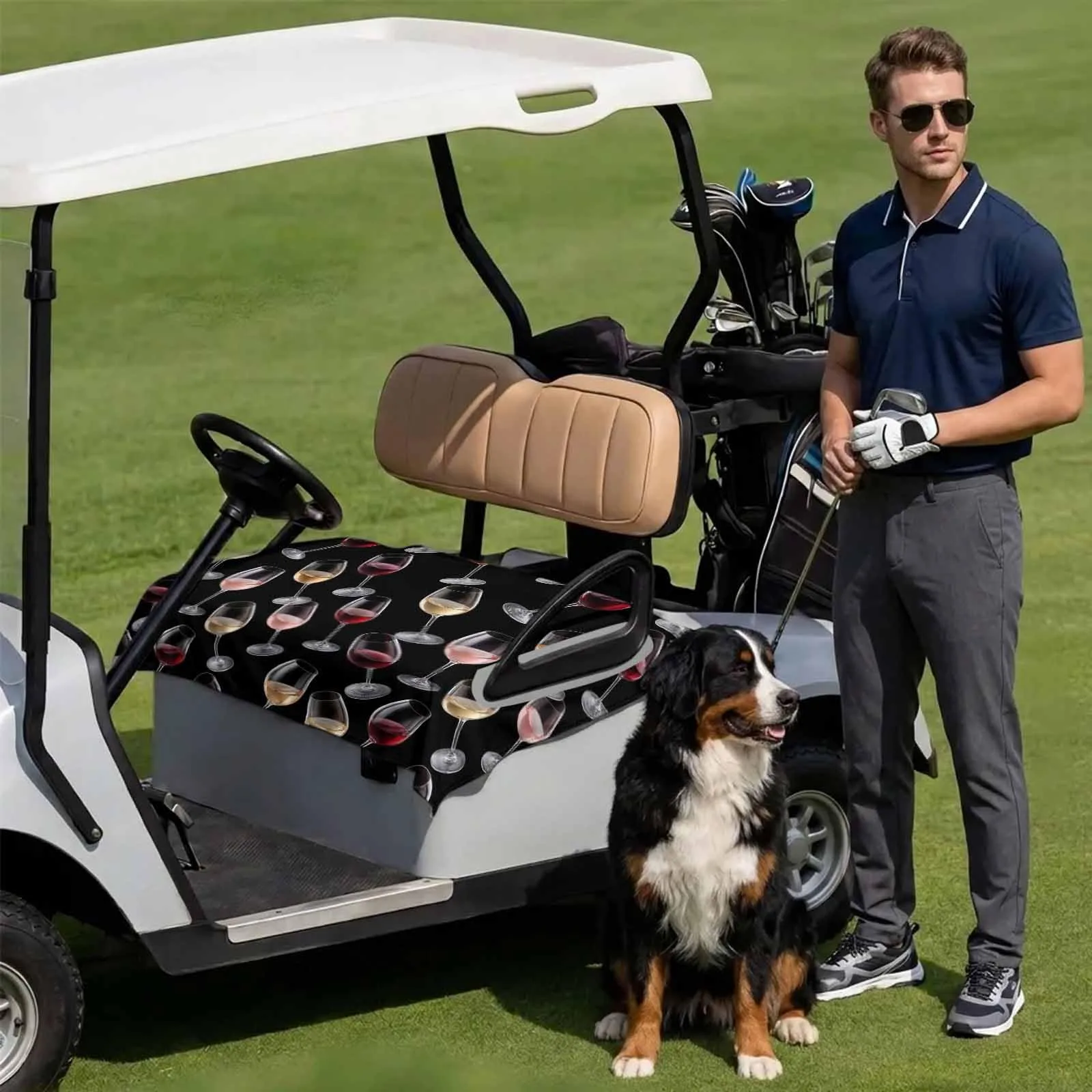 DecorLovee Golf Cart Seat Cover 51 x 31 Inches image 3