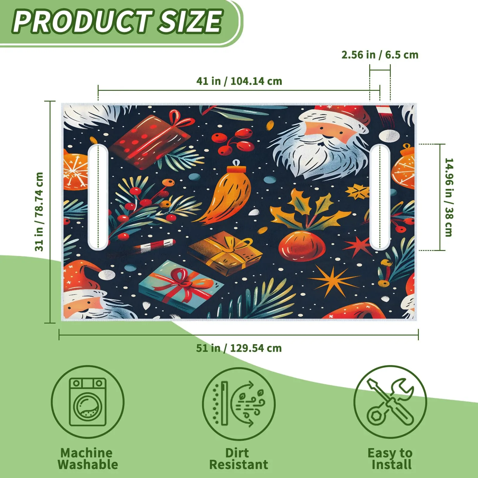 Tiveruda Golf Cart Seat Cover for Double Seats image 2