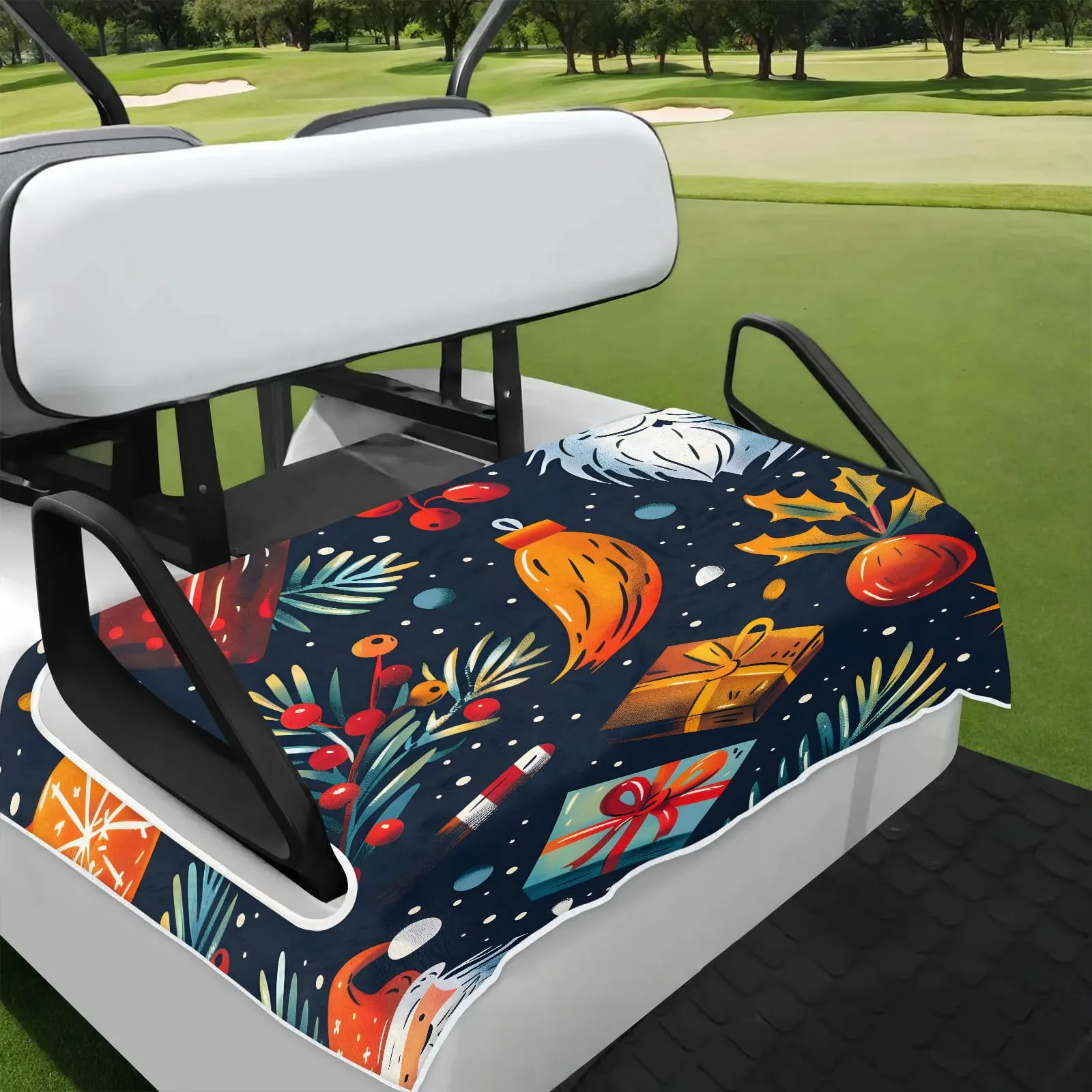 Tiveruda Golf Cart Seat Cover for Double Seats