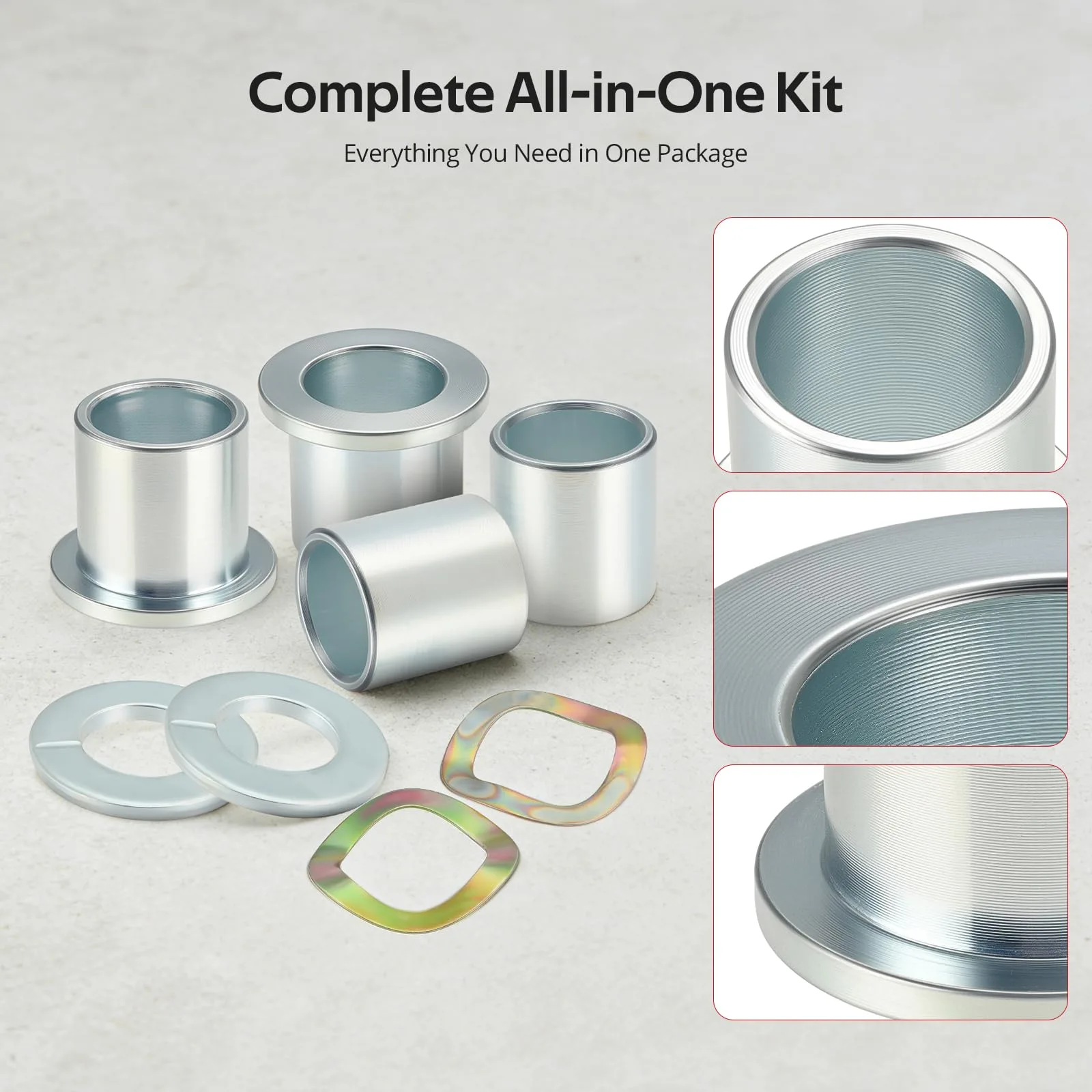 JAVIK King Pin Spindle Bushing Kit for Club Car DS image 4