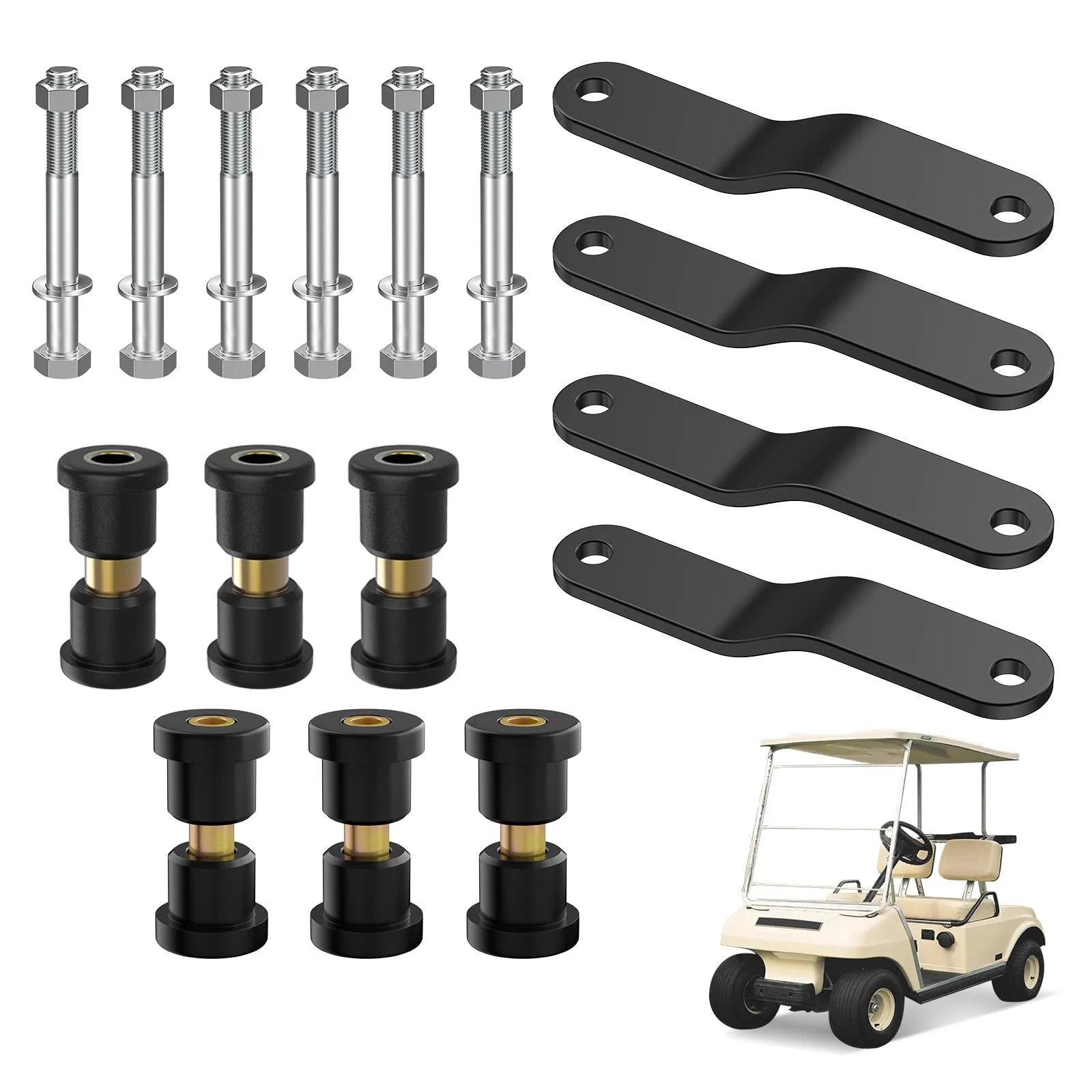 CartClan Club Car DS Rear Leaf Spring Bushing Kit