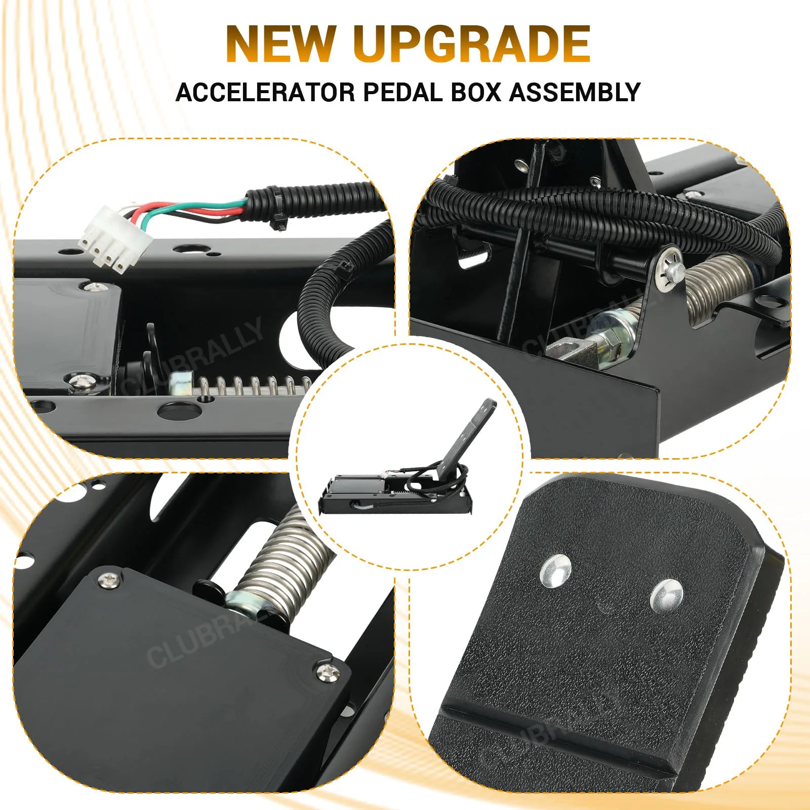 CLUBRALLY E-Z-GO TXT PDS Accelerator Pedal Box 73333-G05 image 2