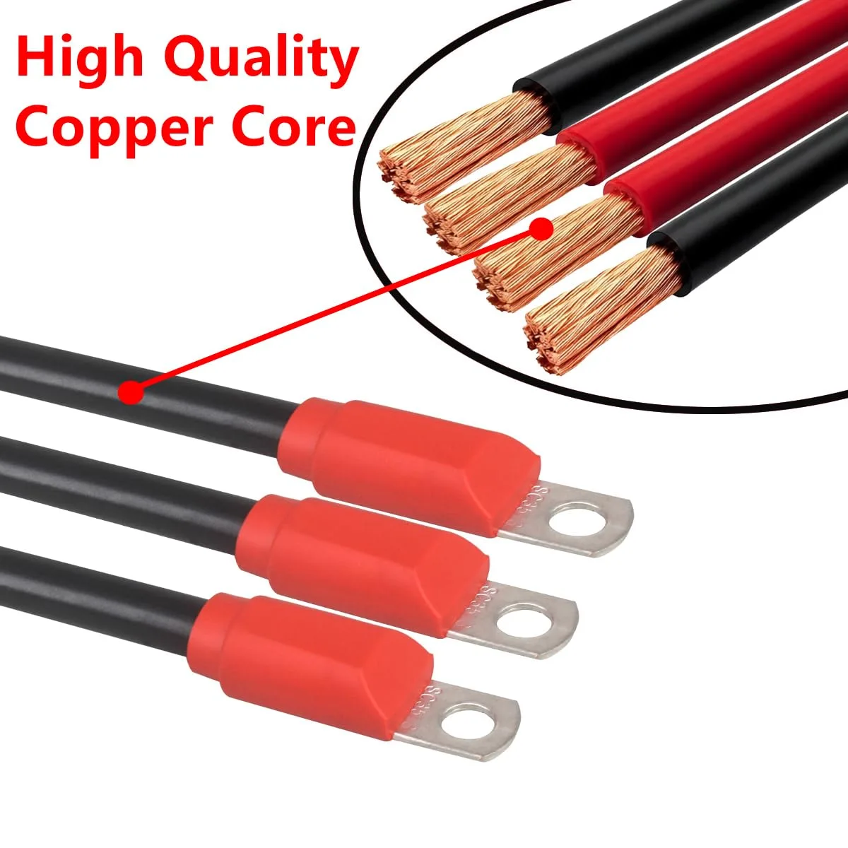 HKOO Battery Cable Kit for EZGO TXT 1994+ 36V/48V image 4