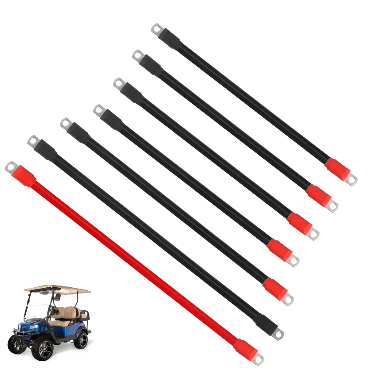 HKOO Battery Cable Kit for EZGO TXT 1994+ 36V/48V