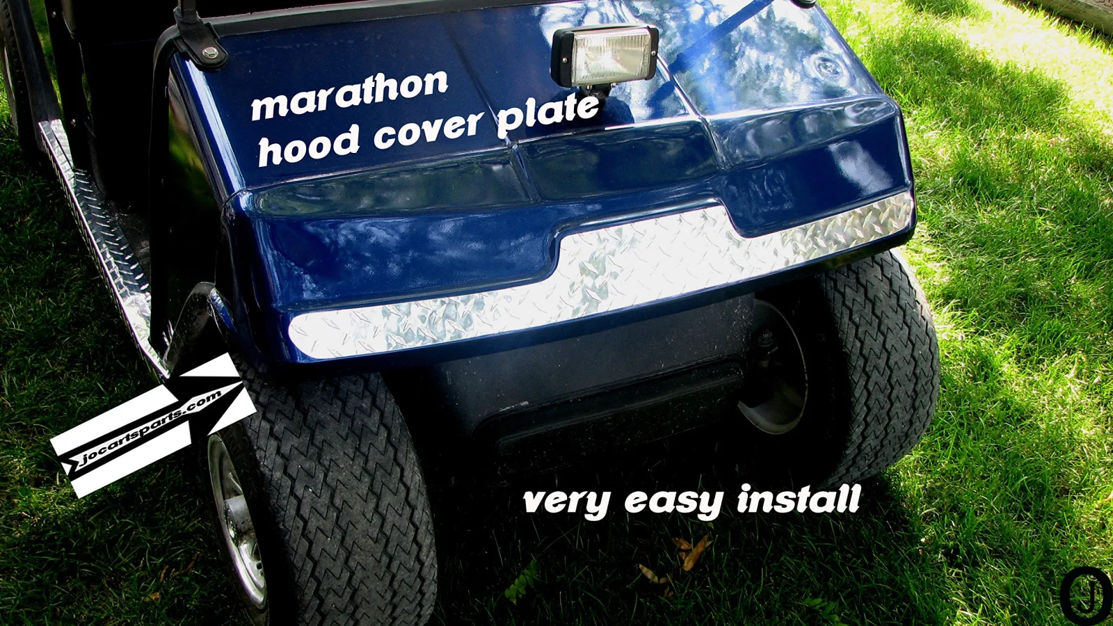 E-Z-GO Marathon Diamond Plate Front Hood Cover image 4
