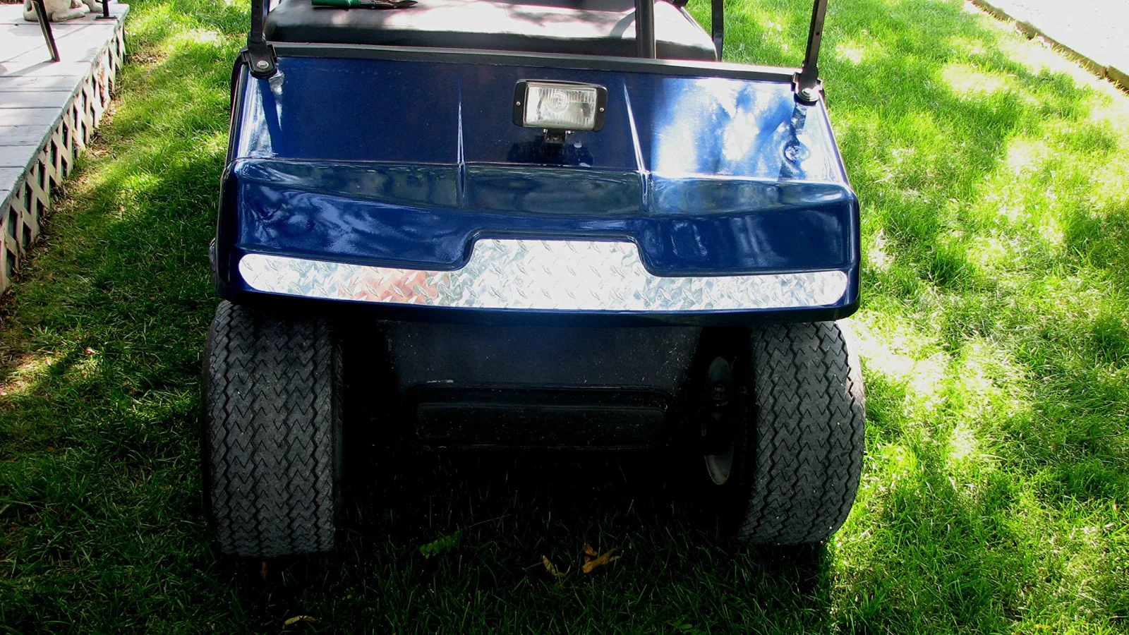 E-Z-GO Marathon Diamond Plate Front Hood Cover
