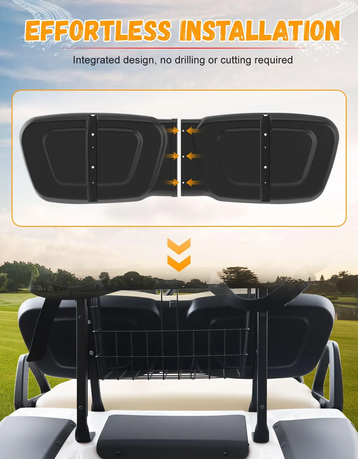 CYOOYC Rear Seat Back Cover for Club Car DS image 3