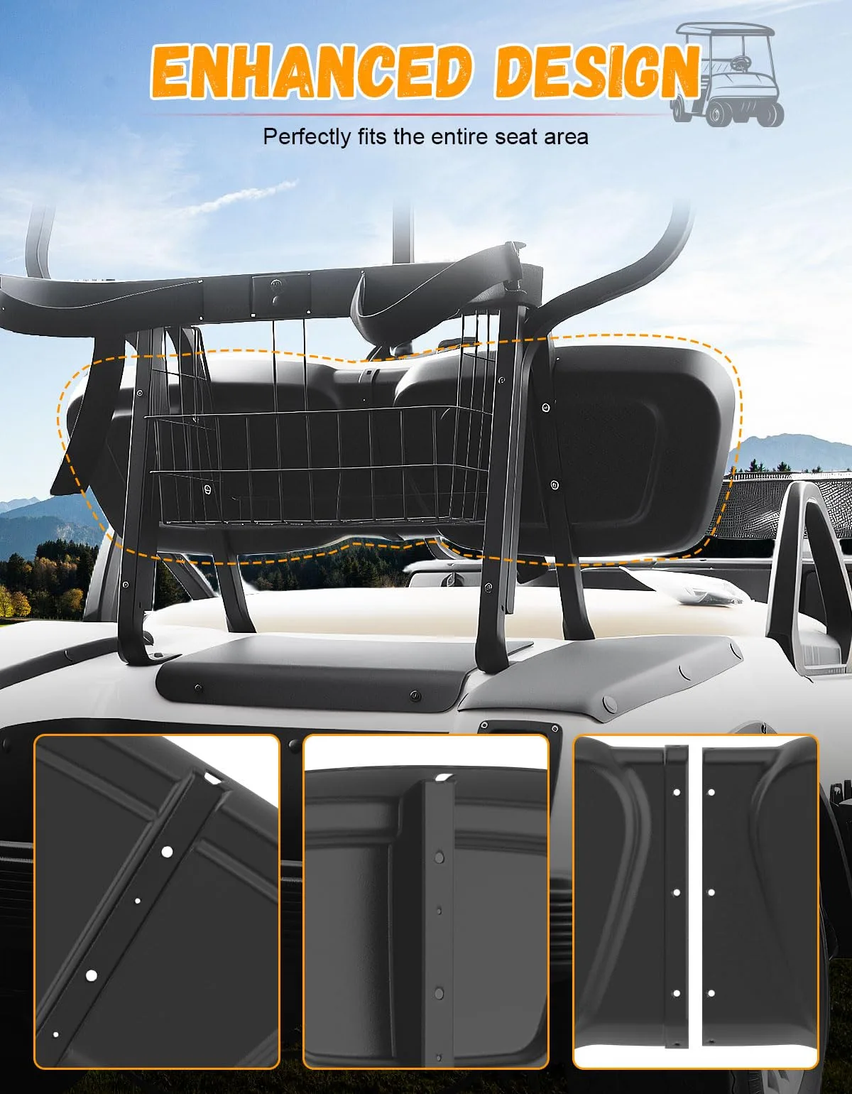 CYOOYC Rear Seat Back Cover for Club Car DS image 4
