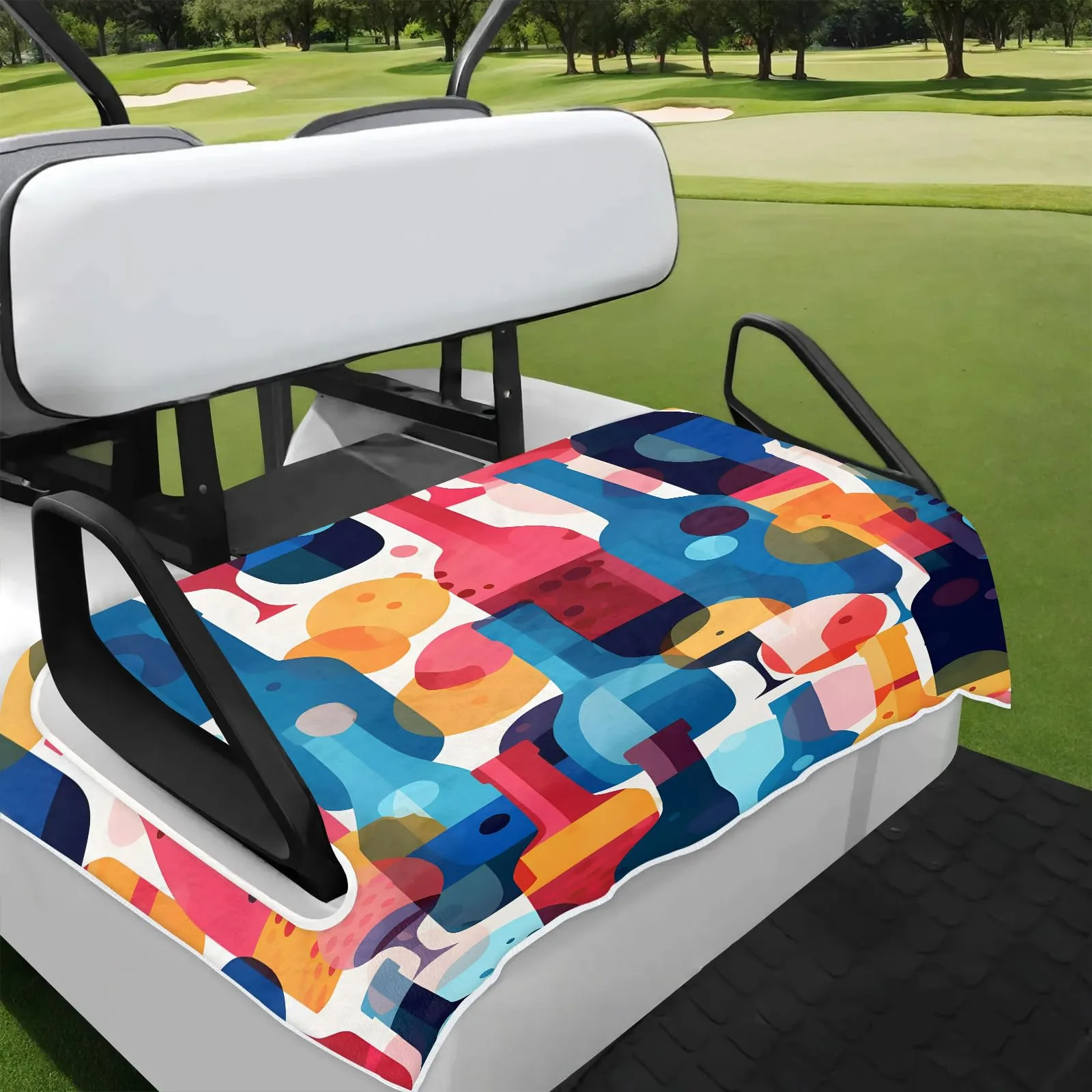 Tiveruda Golf Cart Seat Cover for Double Seats