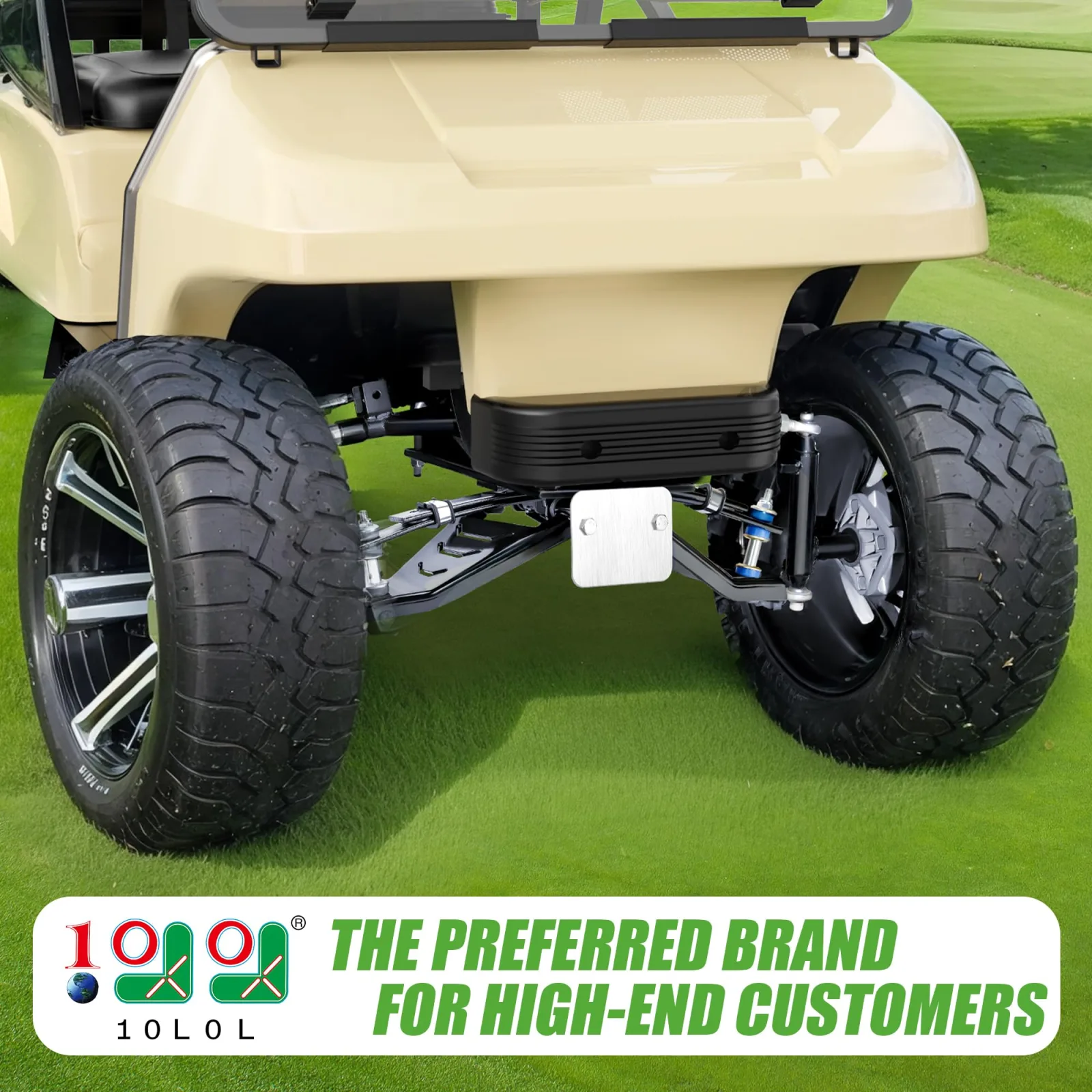 10L0L 6-Inch Lift Kit for Club Car DS Electric Golf Carts image 2
