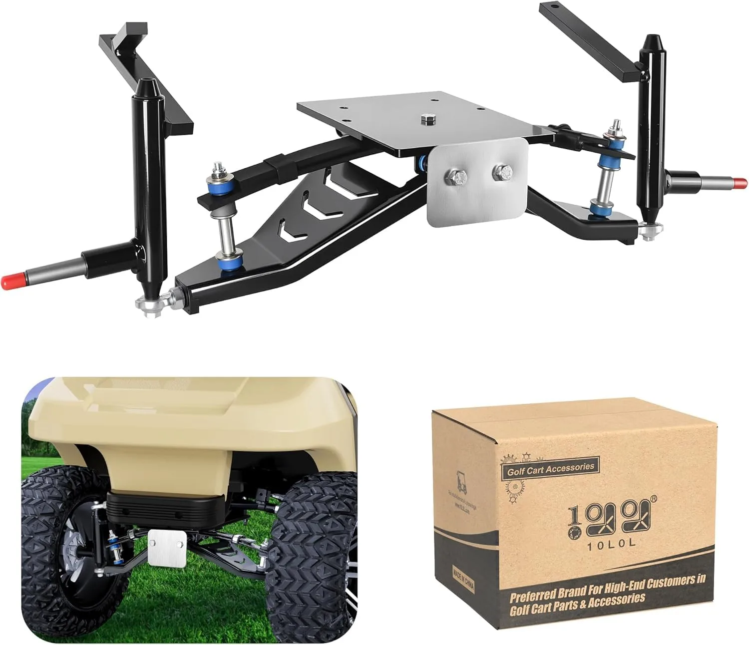 10L0L 6-Inch Lift Kit for Club Car DS Electric Golf Carts