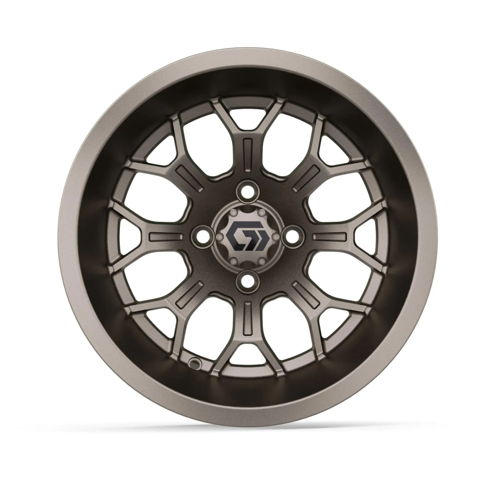 GTW Assault 14-Inch Matte Bronze Golf Cart Wheel image 4