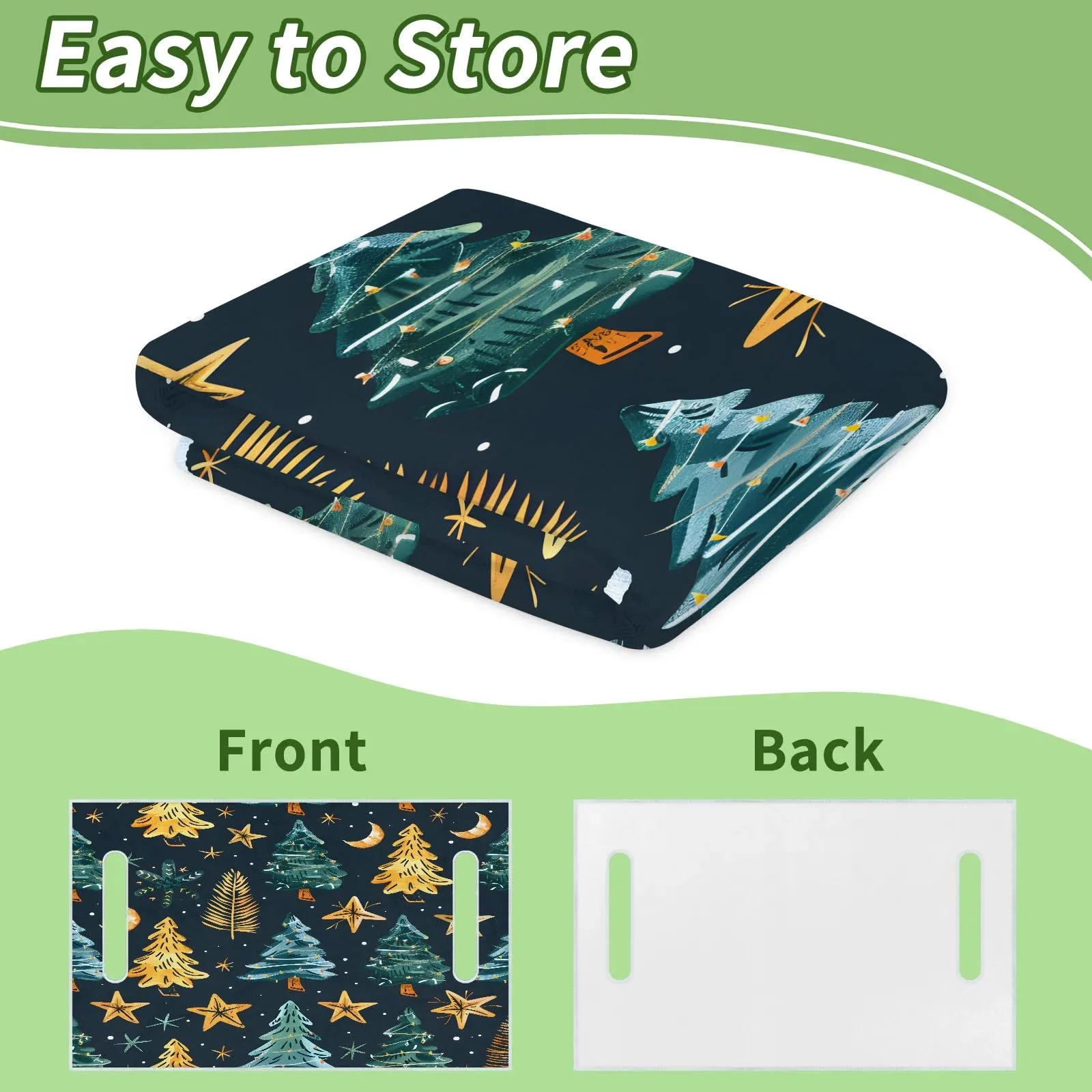 Tiveruda Golf Cart Seat Cover for Double Seats image 4