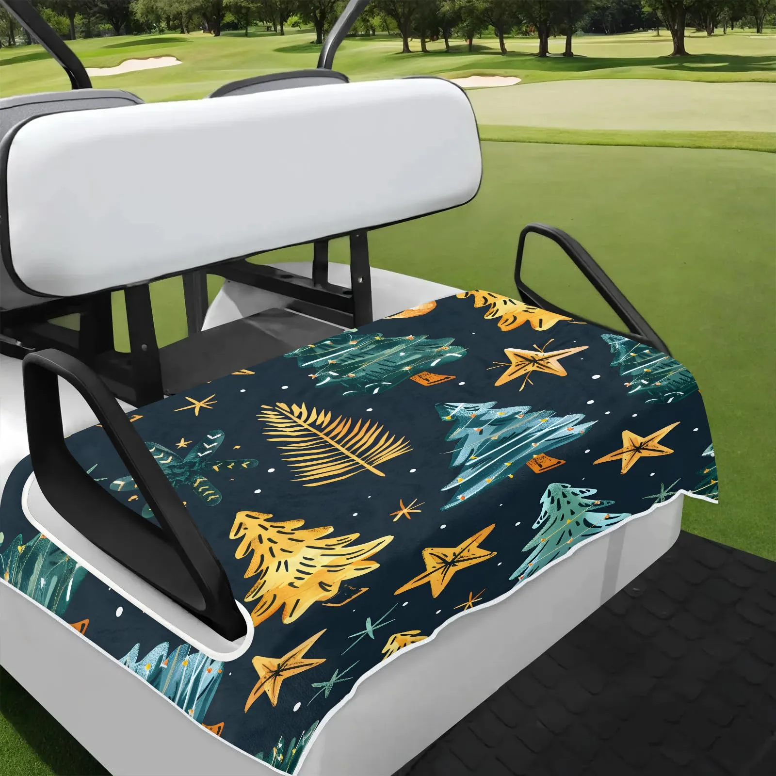 Tiveruda Golf Cart Seat Cover for Double Seats