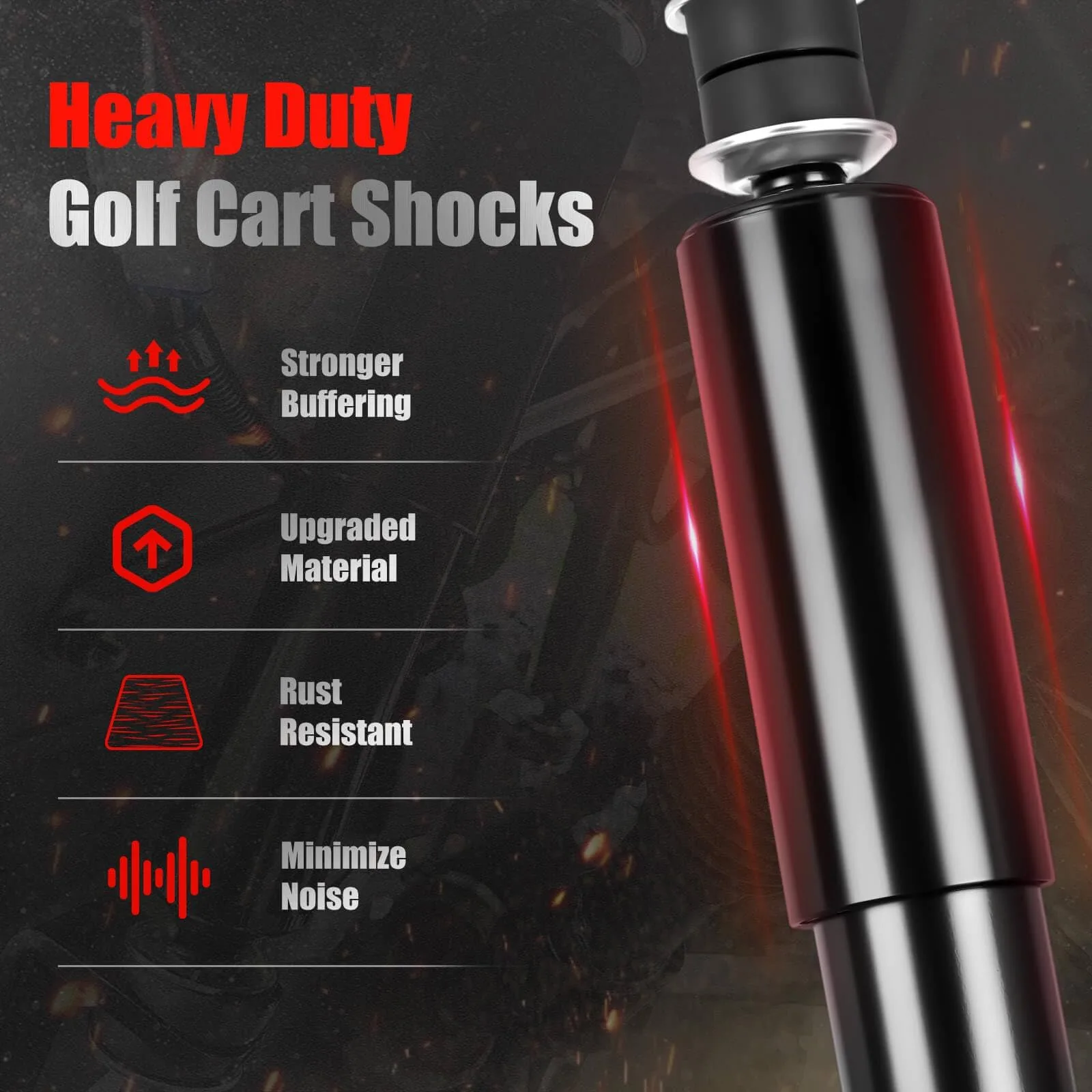 LEAPGOMAX SK003 Shocks for E-Z-GO TXT Medalist image 3