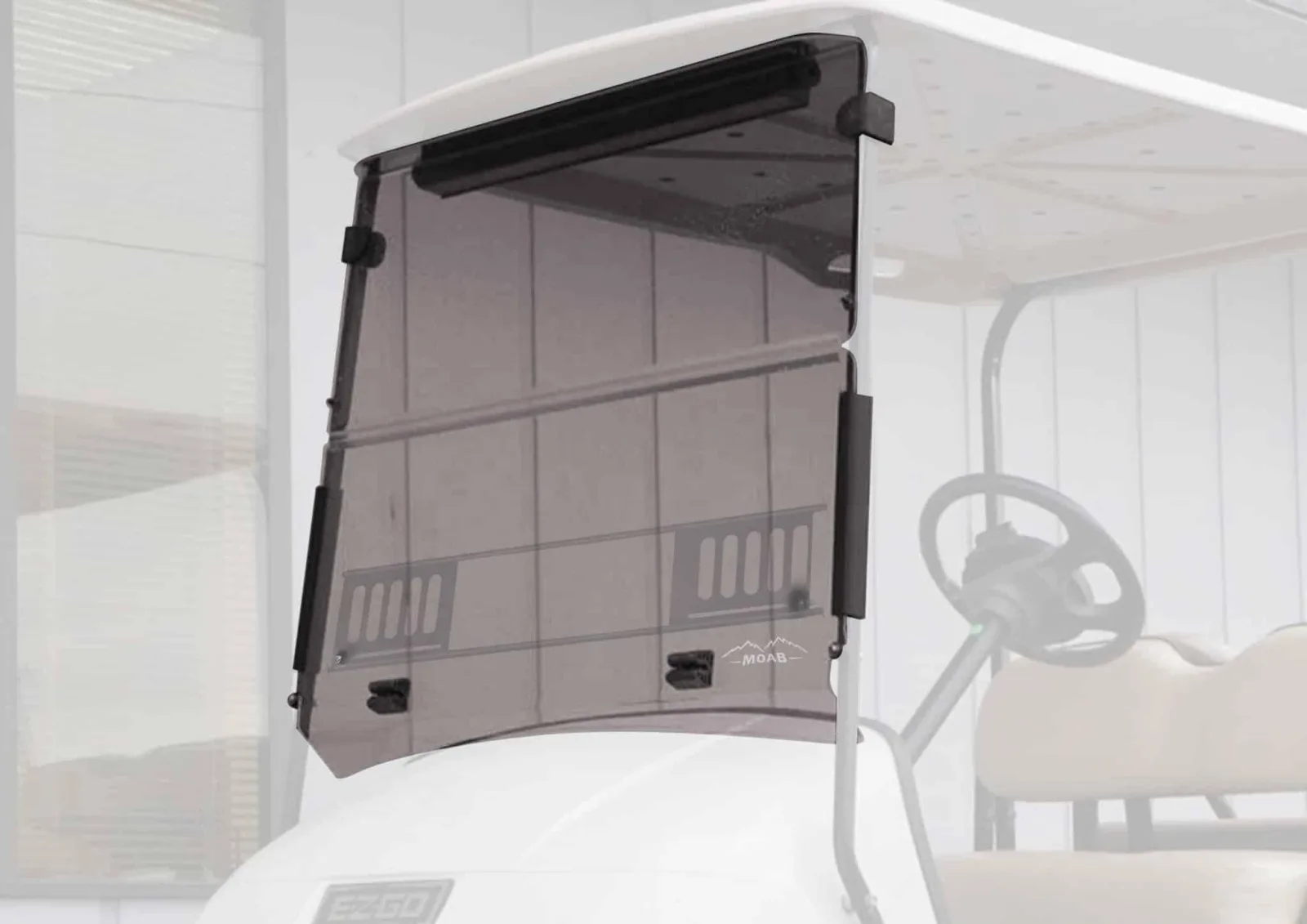 Tinted Vented Foldable Windshield for E-Z-GO TXT 1994-2013
